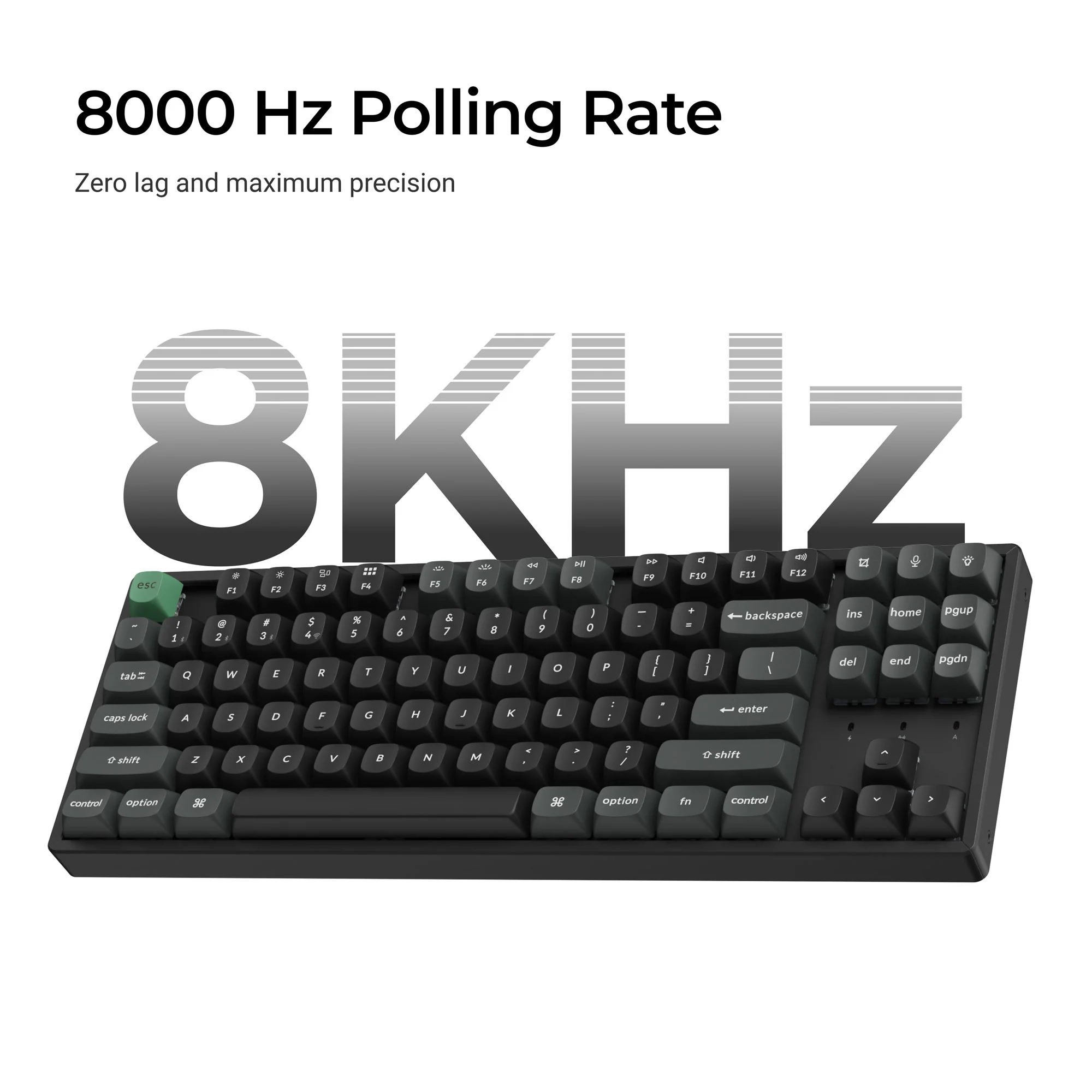 Teclado Mecânico Sem Fio Custom Keychron K8 Ultra 8K