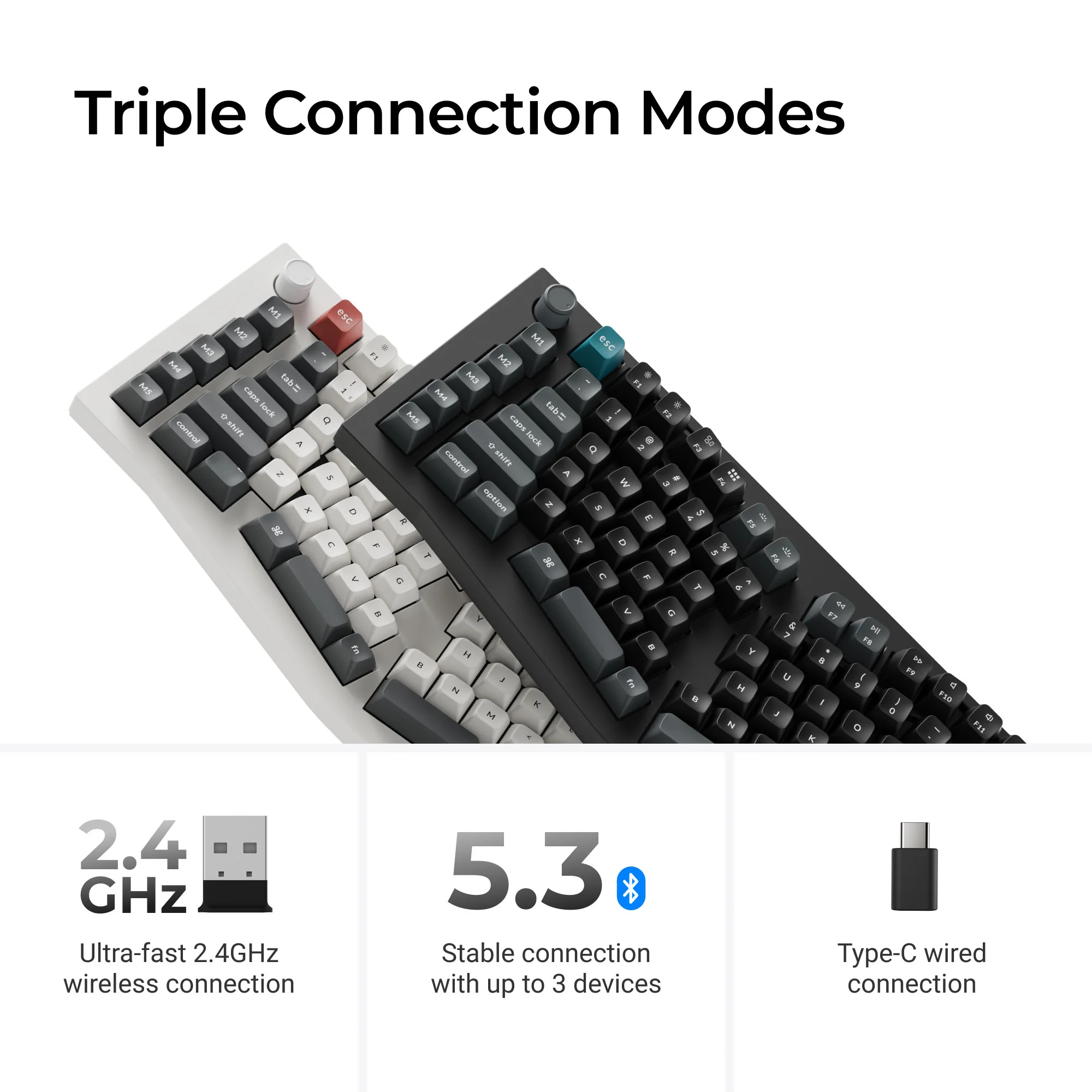 Keychron Q13 Ultra 8K Wireless Custom Mechanical Keyboard