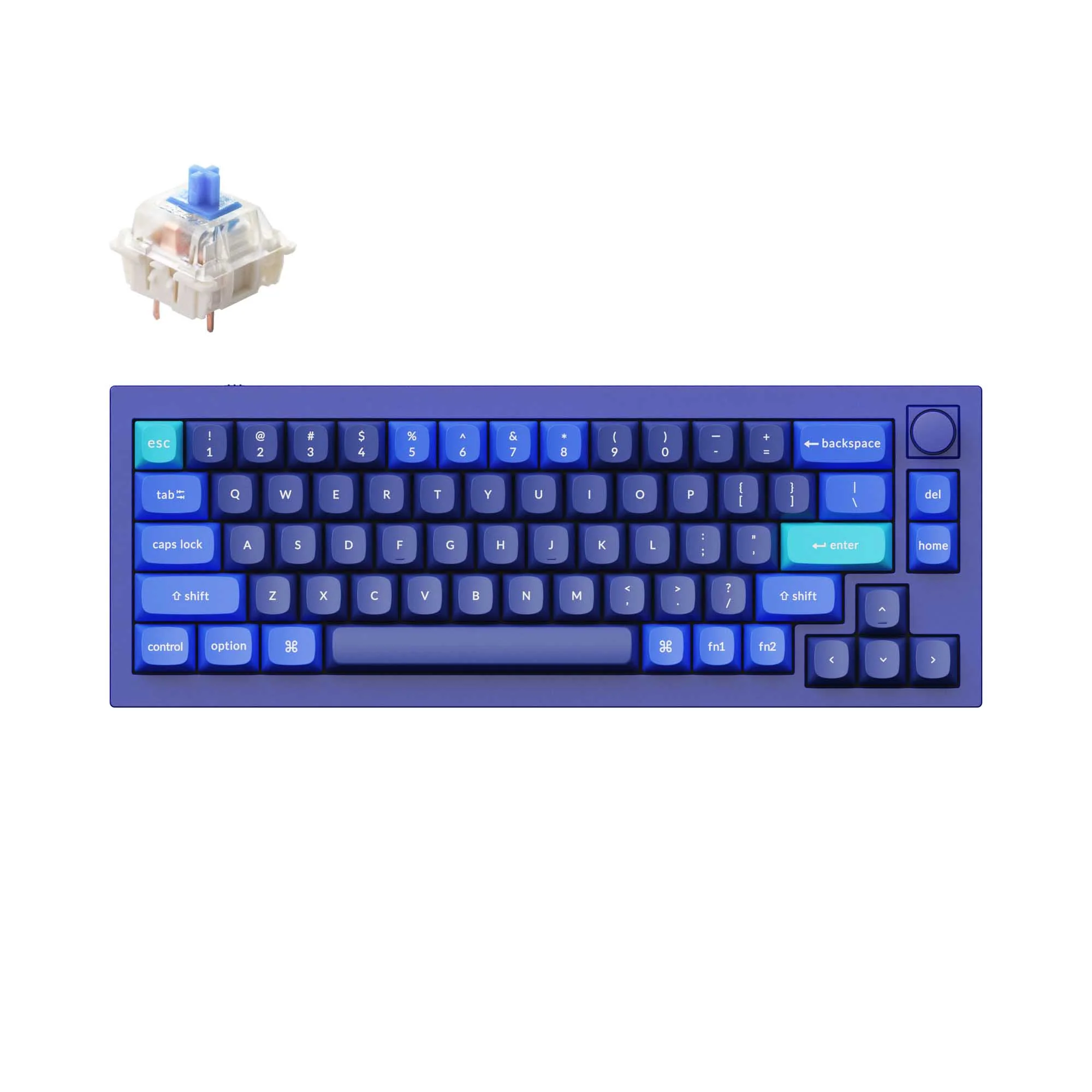 Teclado Mecânico Customizado QMK Keychron Q2