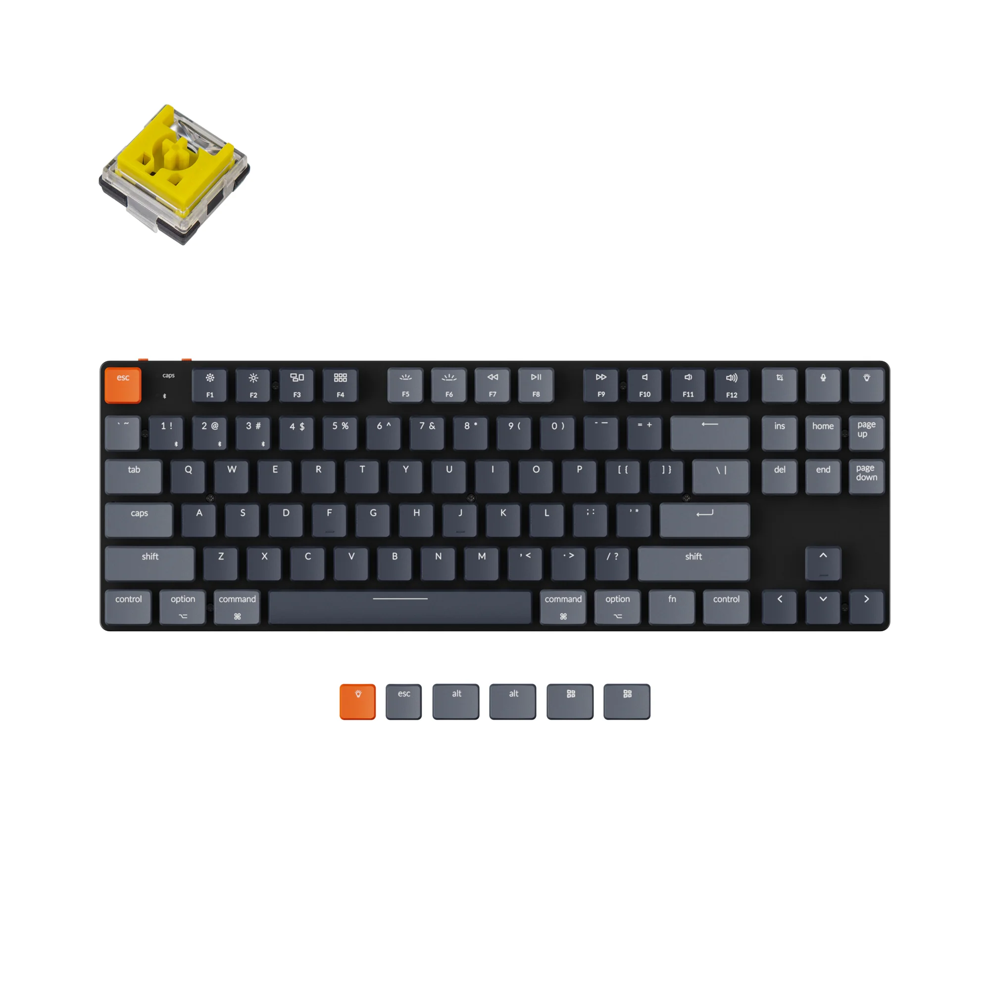 Teclado mecânico sem fio Keychron K1 SE (Versão 5)
