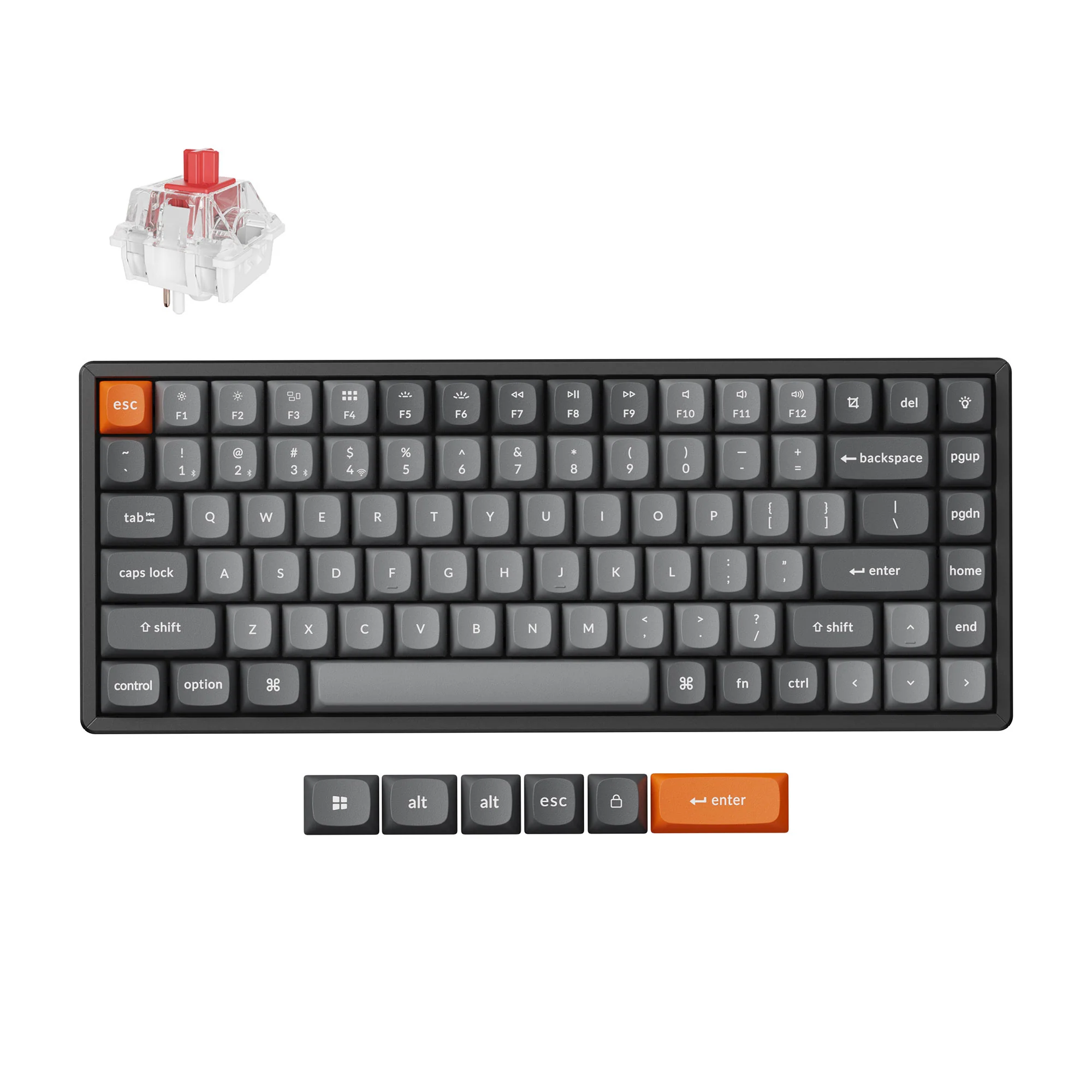 Keychron K2 Max QMK Teclado mecánico inalámbrico
