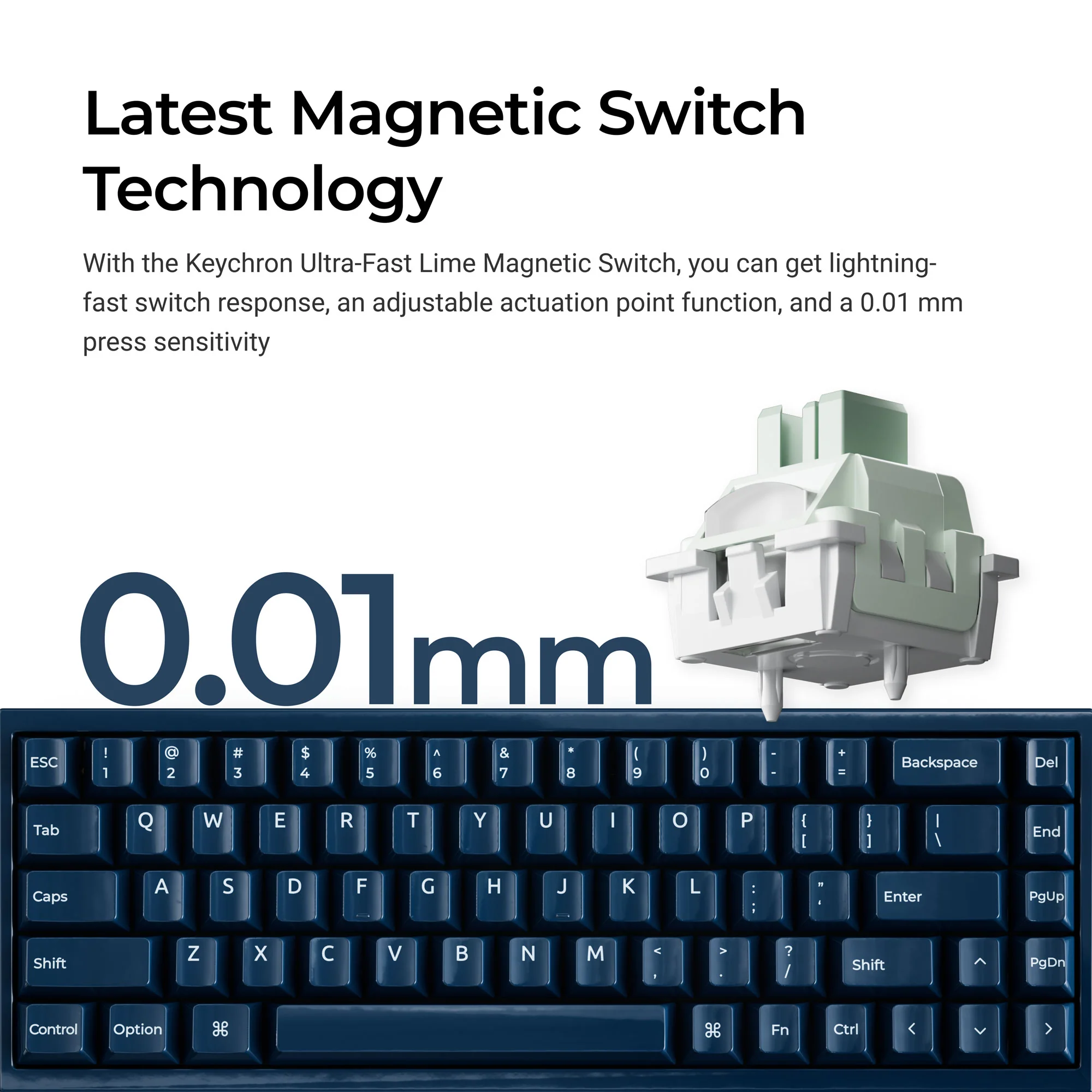 Keychron Q16 HE 8K Teclado con interruptores magnéticos
