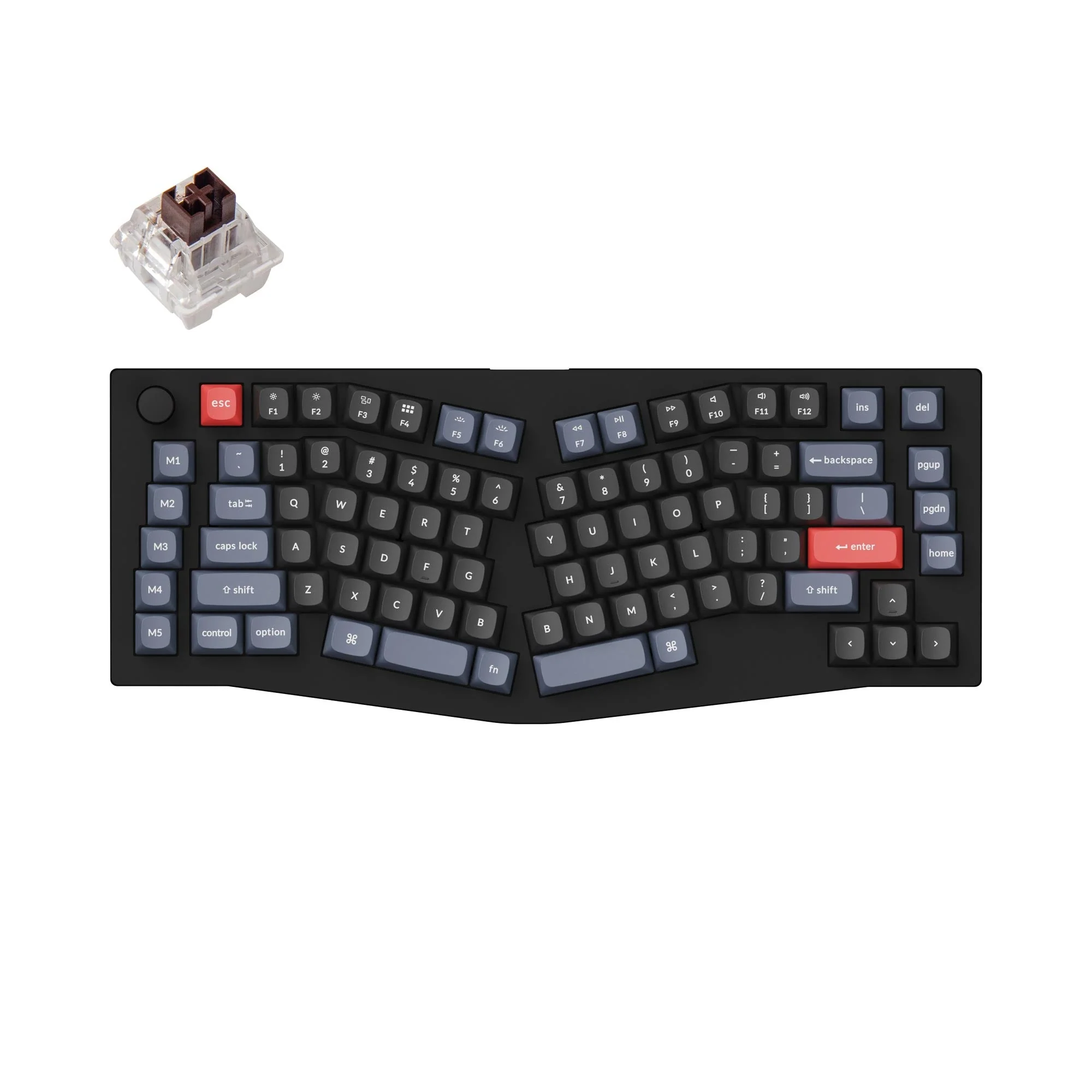 Keychron V10 (Alice-asettelu) QMK Custom -mekaaninen näppäimistö