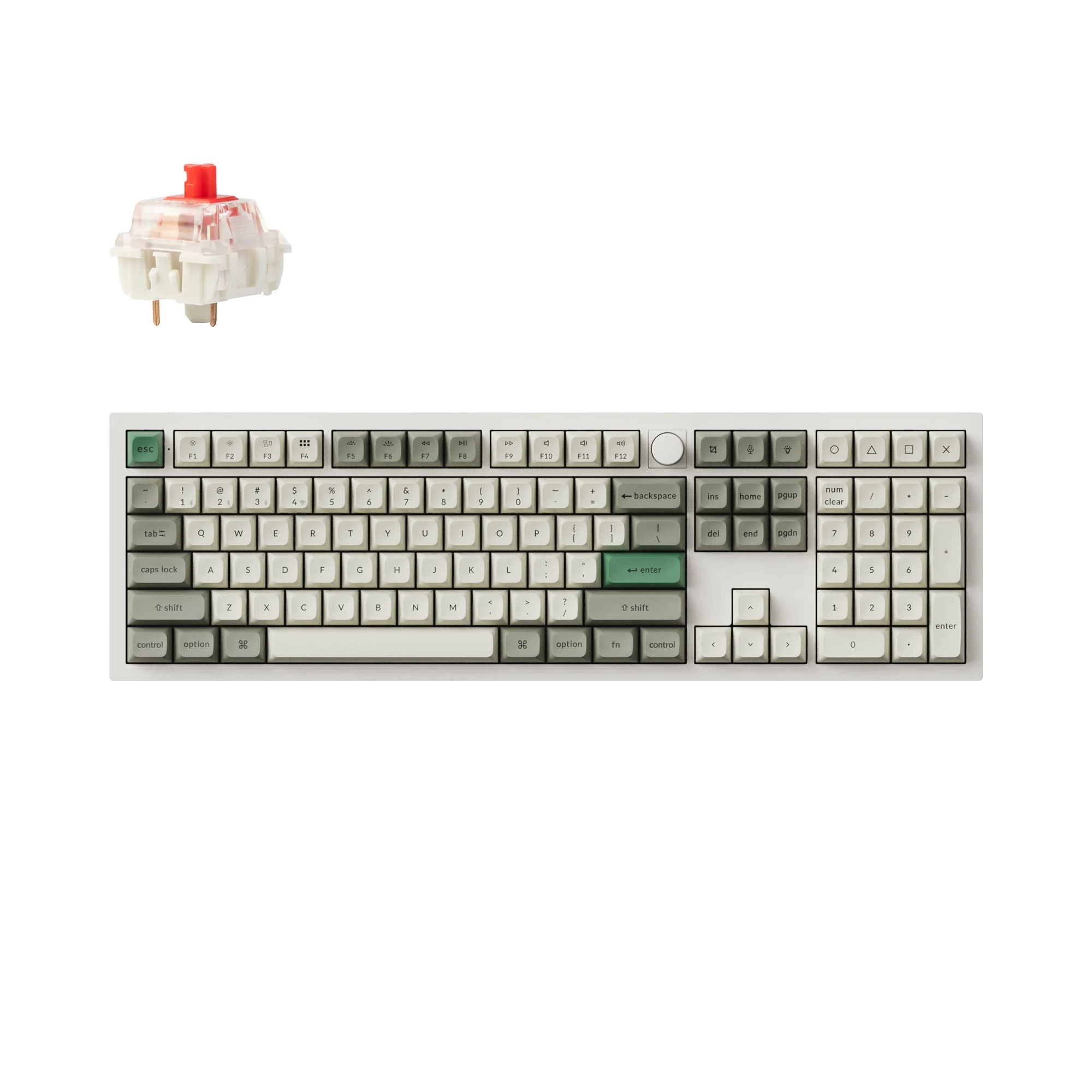 Keychron Q6 Max QMK/VIA langaton mukautettu mekaaninen näppäimistö