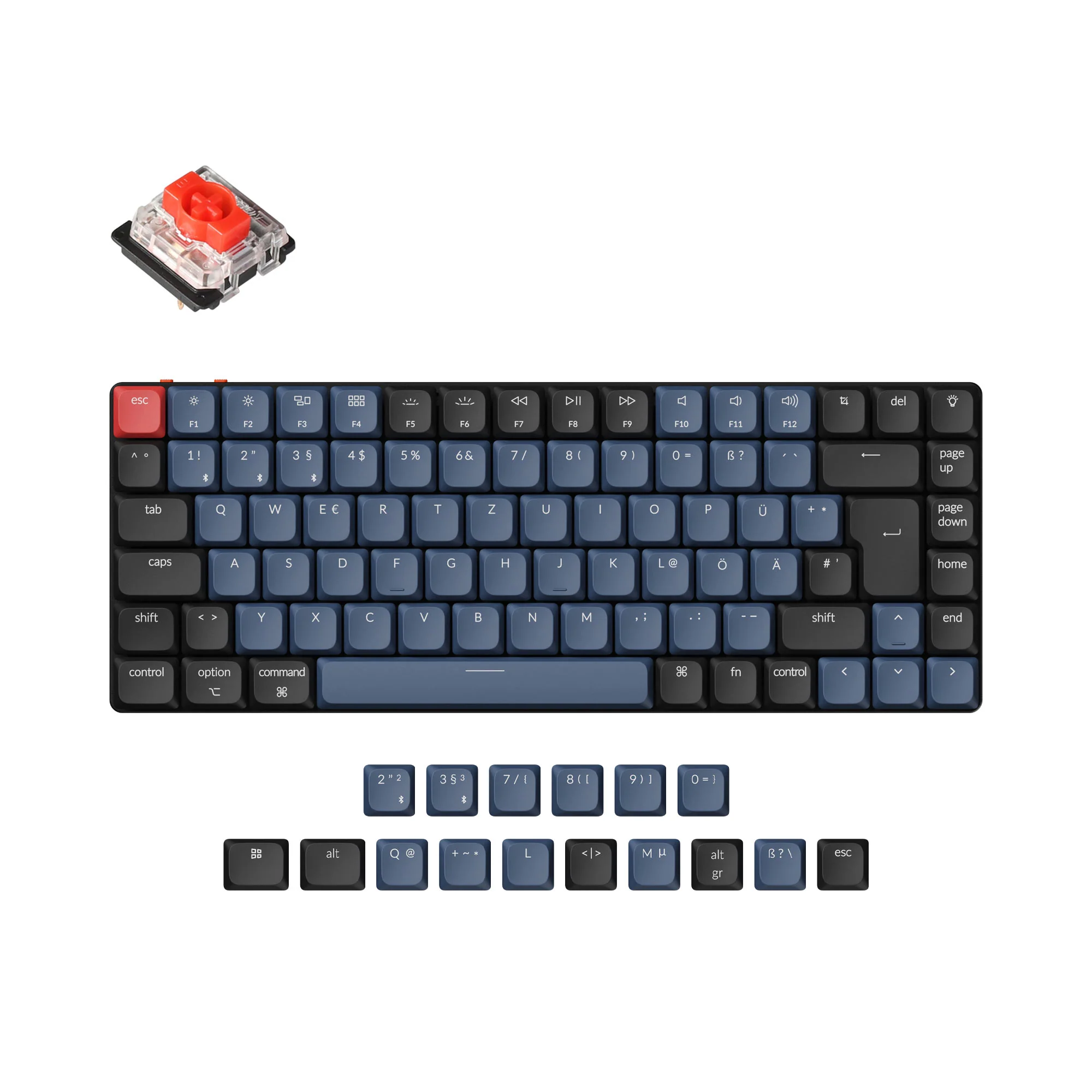 Keychron K3 Pro QMK/VIA Teclado mecánico inalámbrico - Colección de diseño ISO