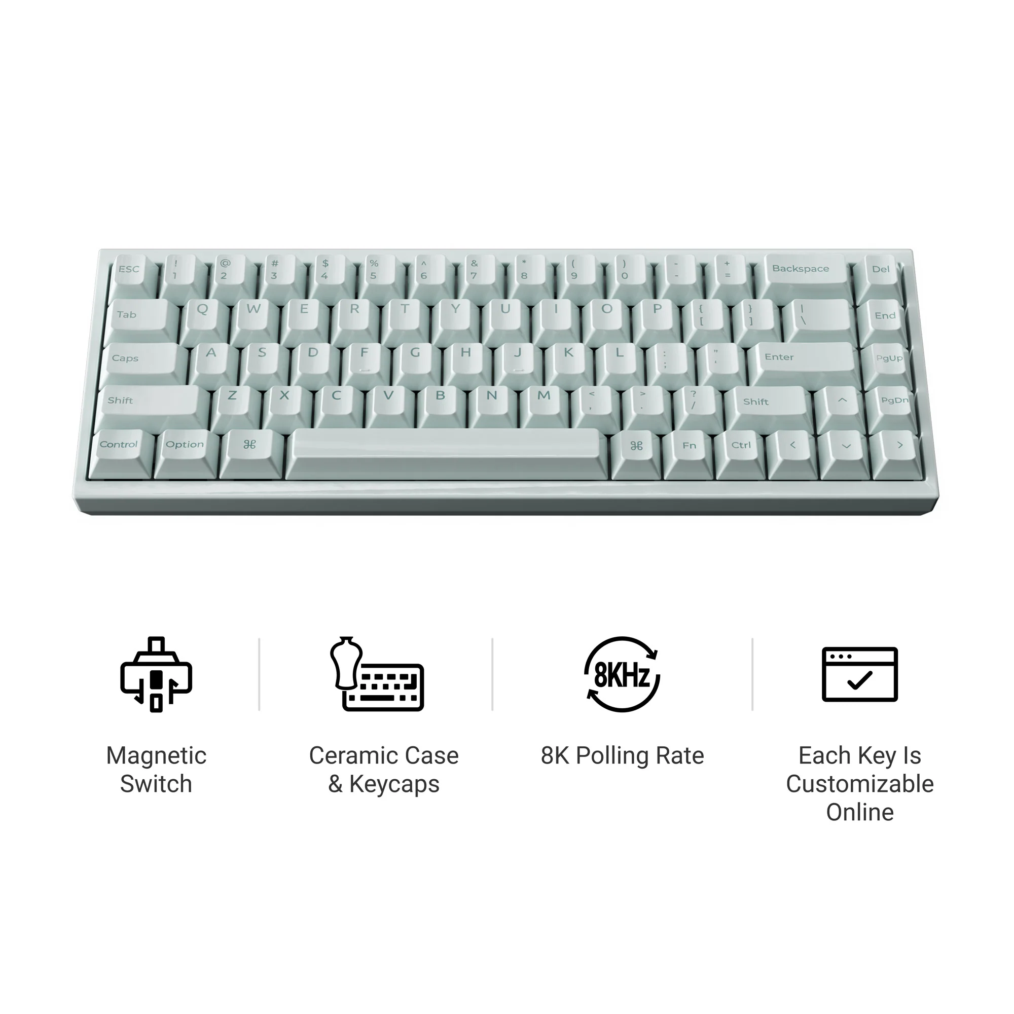 Keychron Q16 HE 8K Teclado con interruptores magnéticos