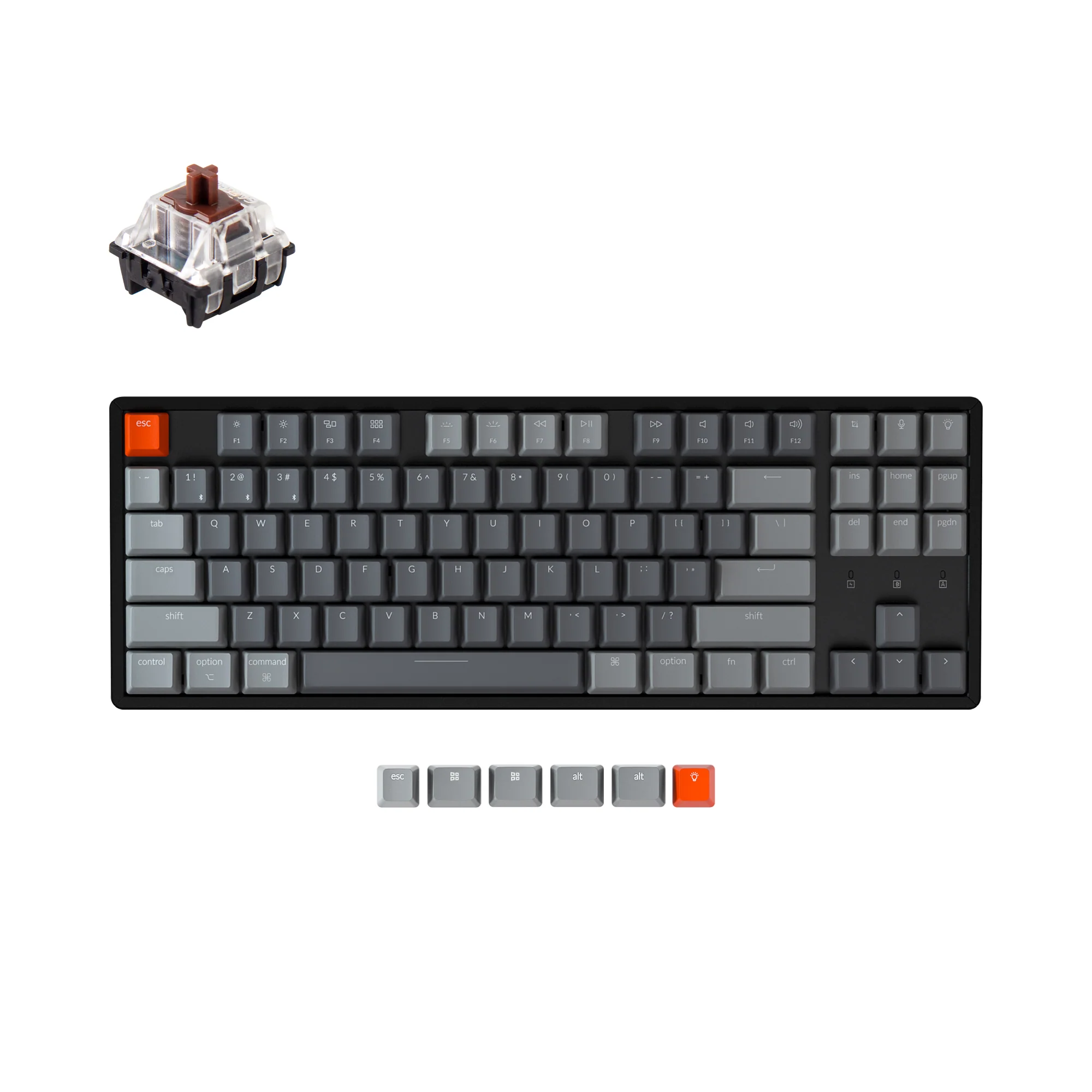 Teclado mecánico inalámbrico Keychron K8