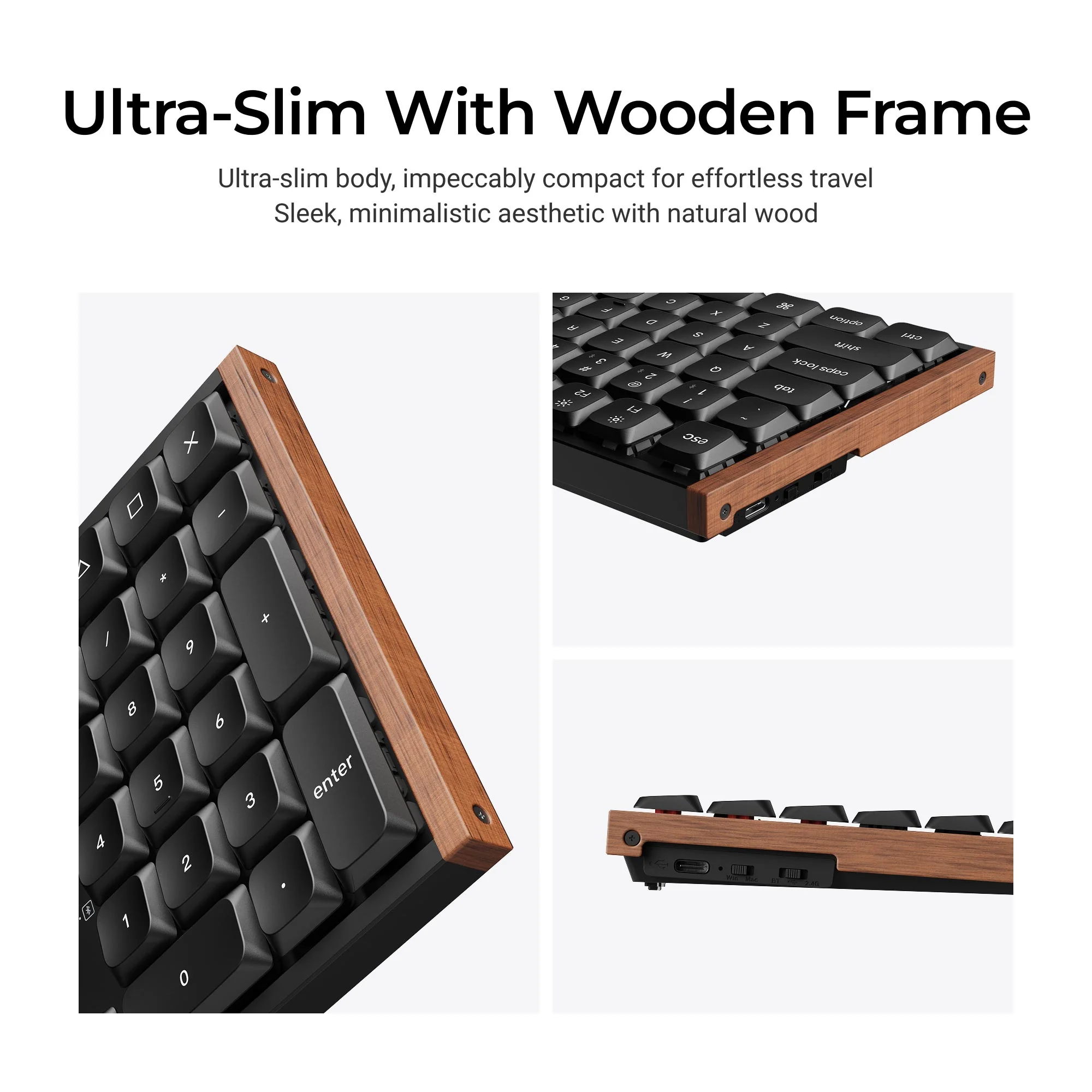 Teclado mecánico inalámbrico personalizado Keychron K5 Ultra 8K