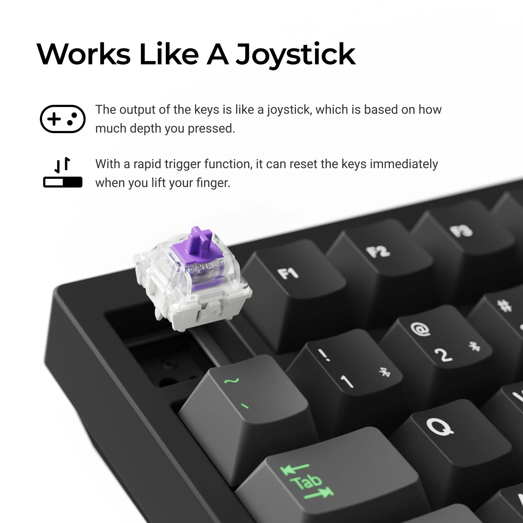 Lemokey P1 HE Teclado gaming inalámbrico personalizado con interruptor magnético