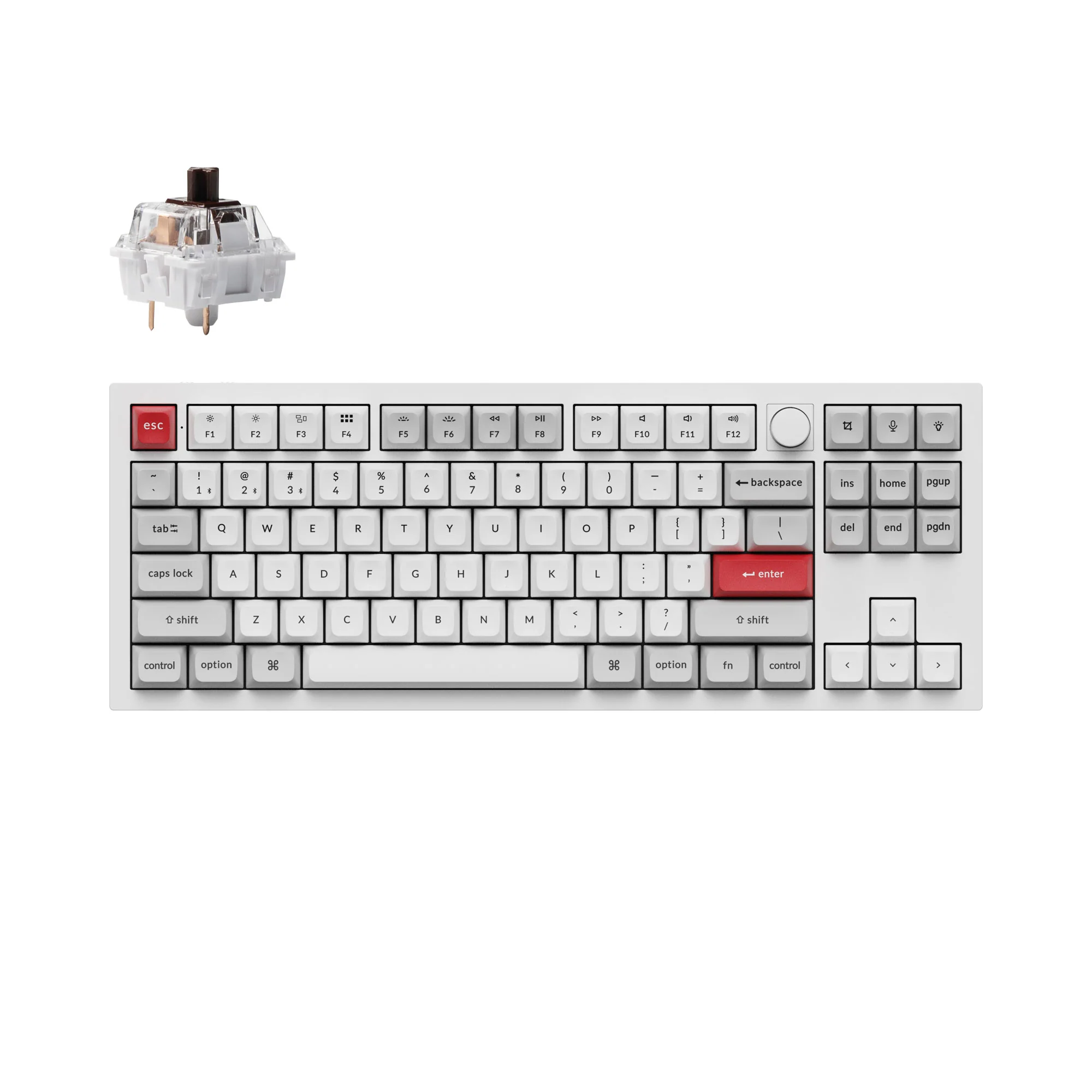 Keychron Q3 Pro teclado mecánico inalámbrico personalizable QMK/VIA