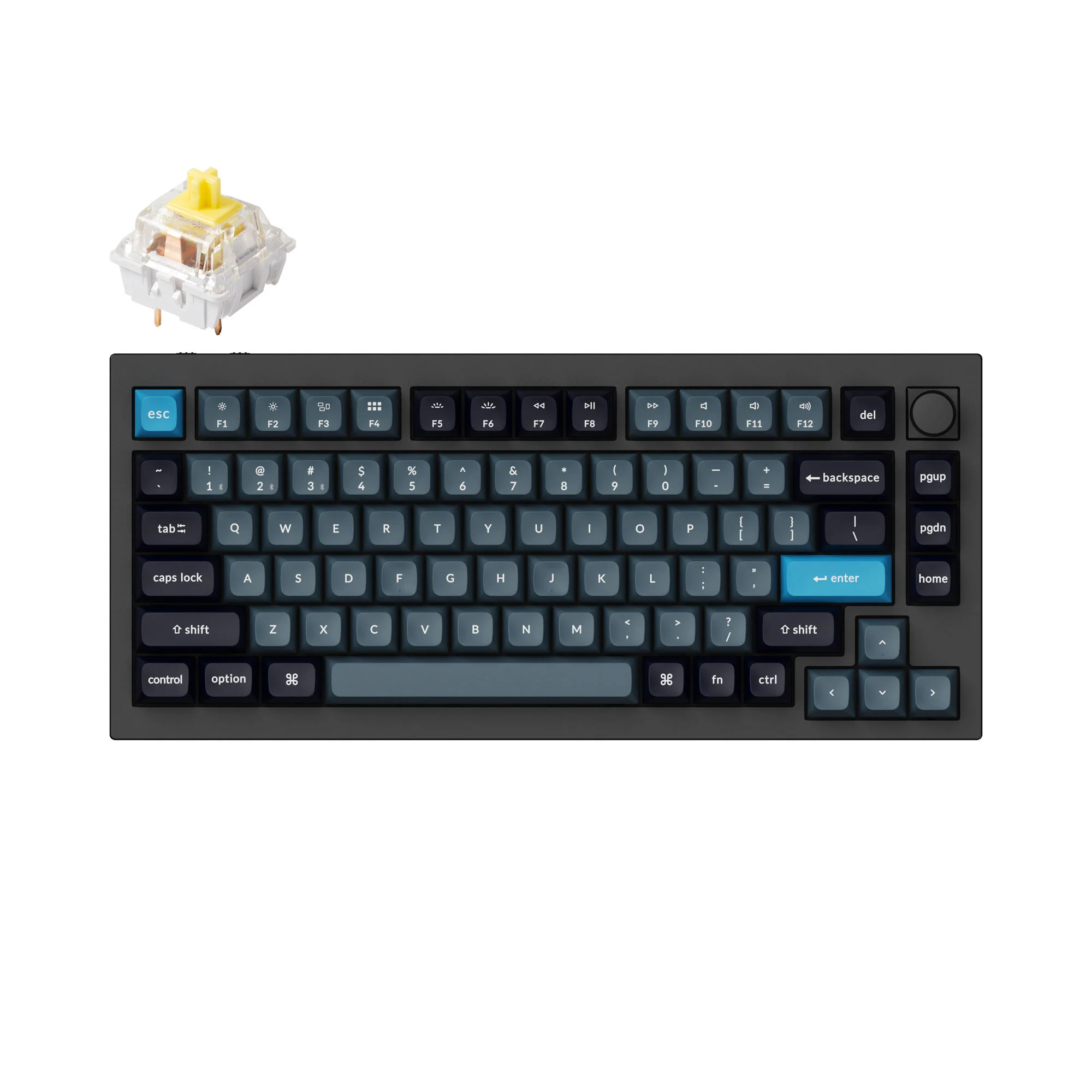 Keychron Q1 Pro QMK/VIA Teclado Mecânico Personalizado Sem Fio