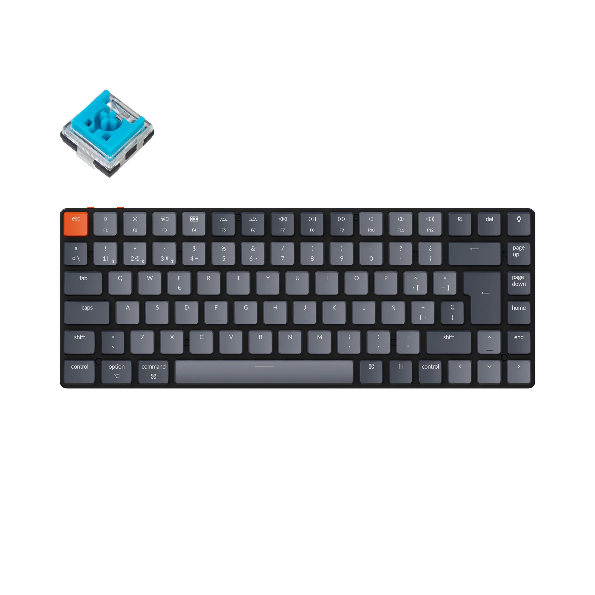 Clavier mécanique sans fil ultra-fin Keychron K3 (disposition espagnole ISO) - Version 2