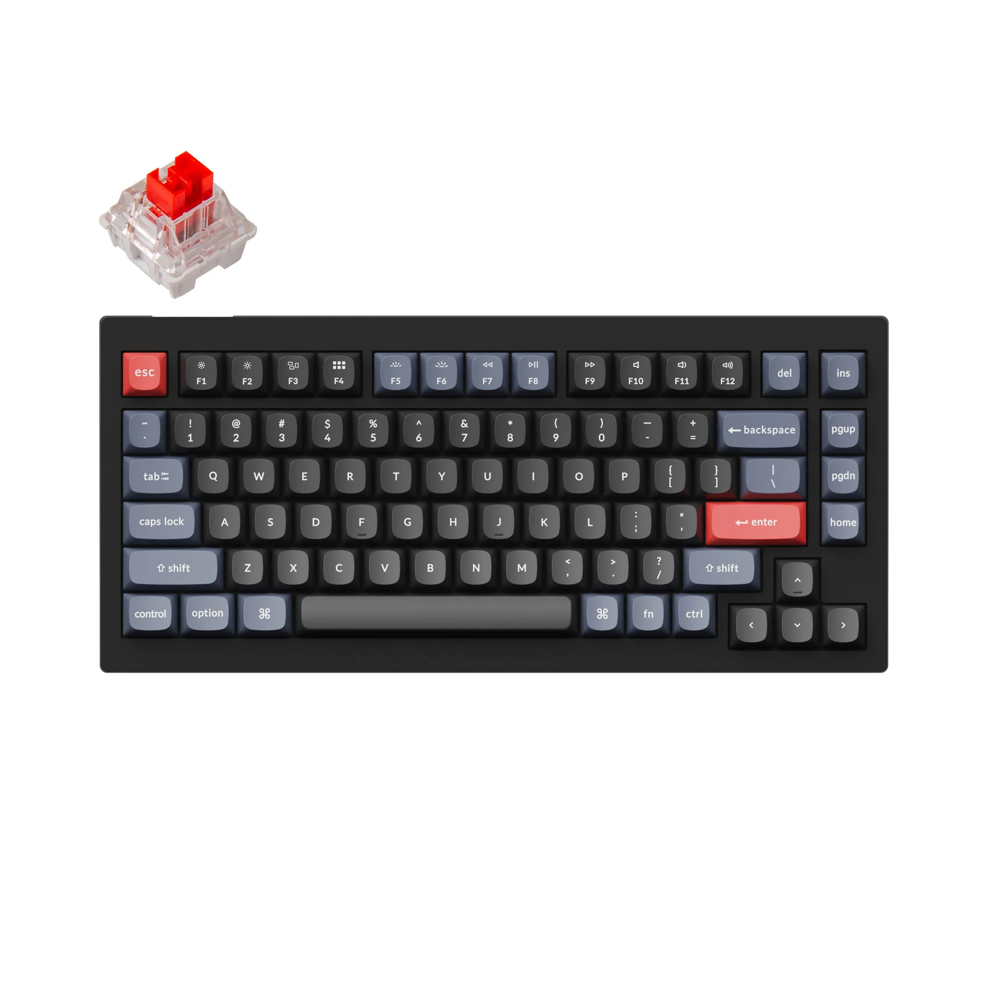 Keychron V1 QMK custom mekanisk tastatur
