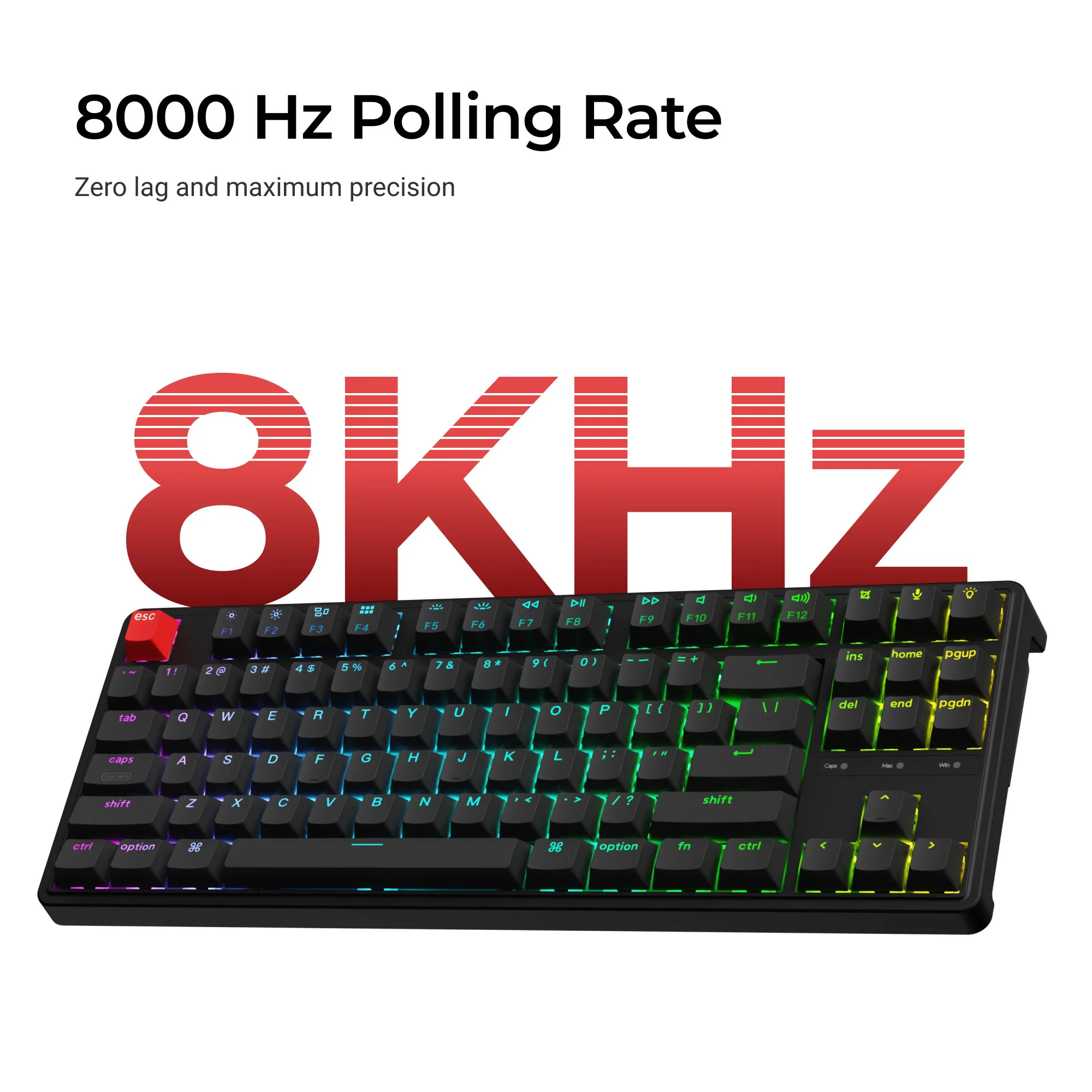 Keychron C3 Pro 8K Clavier mécanique filaire personnalisé QMK