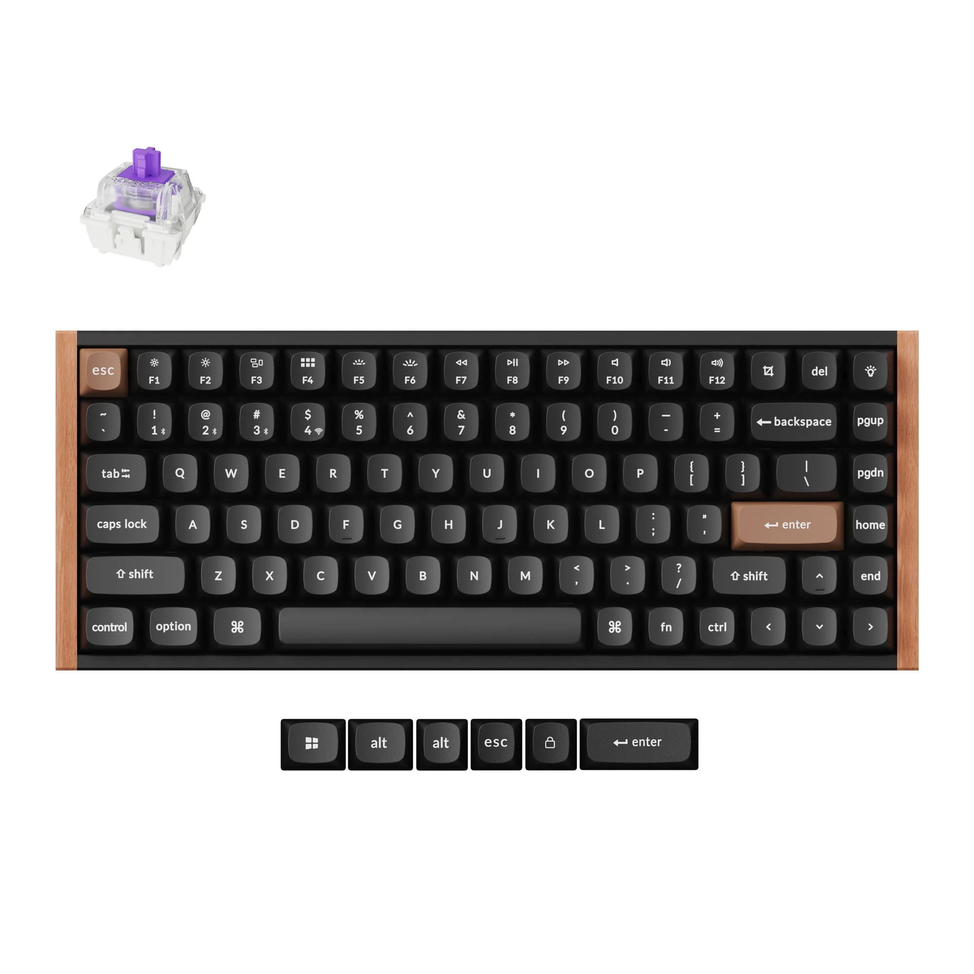Keychron K2 HE kabellose Custom-Tastatur mit Magnetschaltern