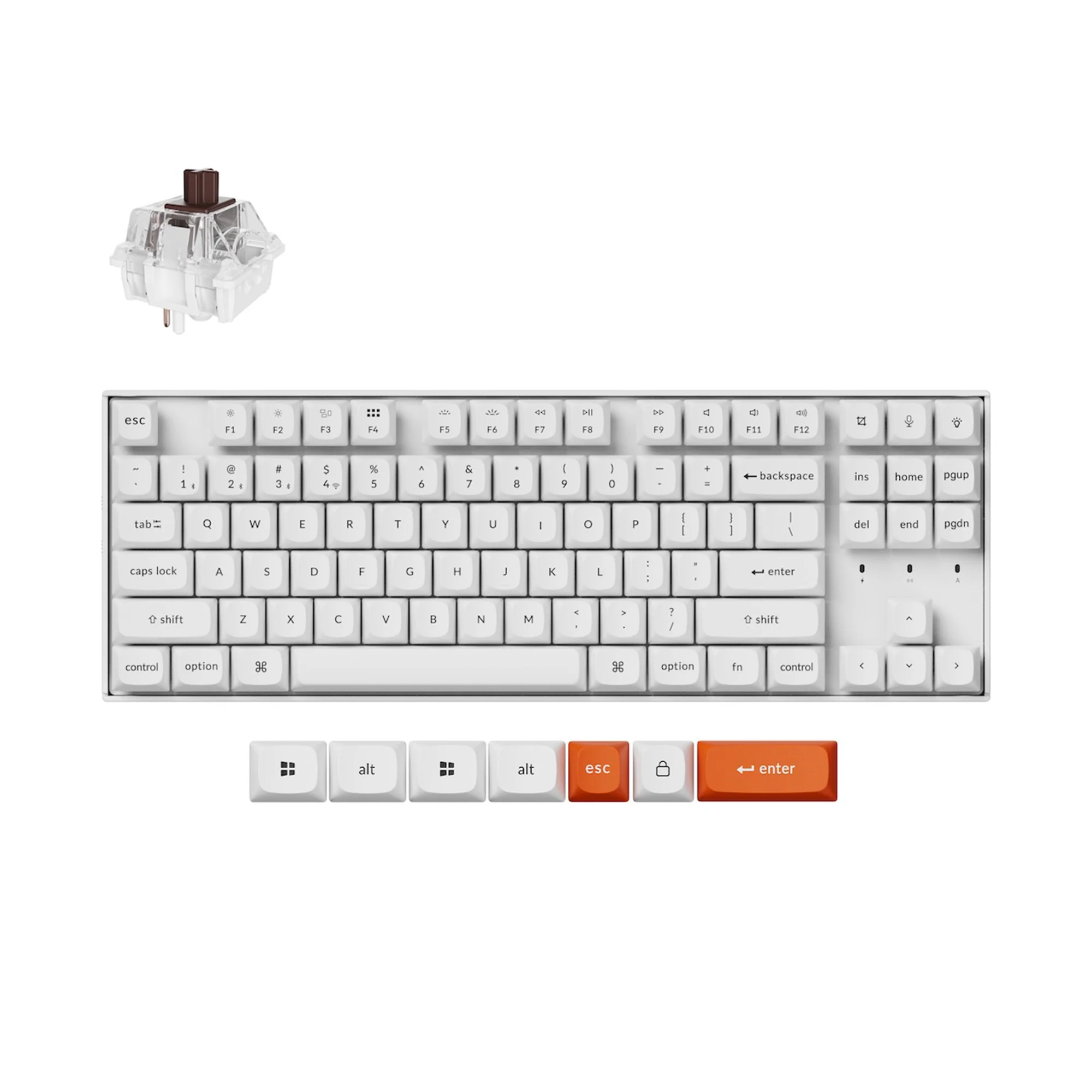 Keychron K8 Max QMK Teclado mecánico inalámbrico