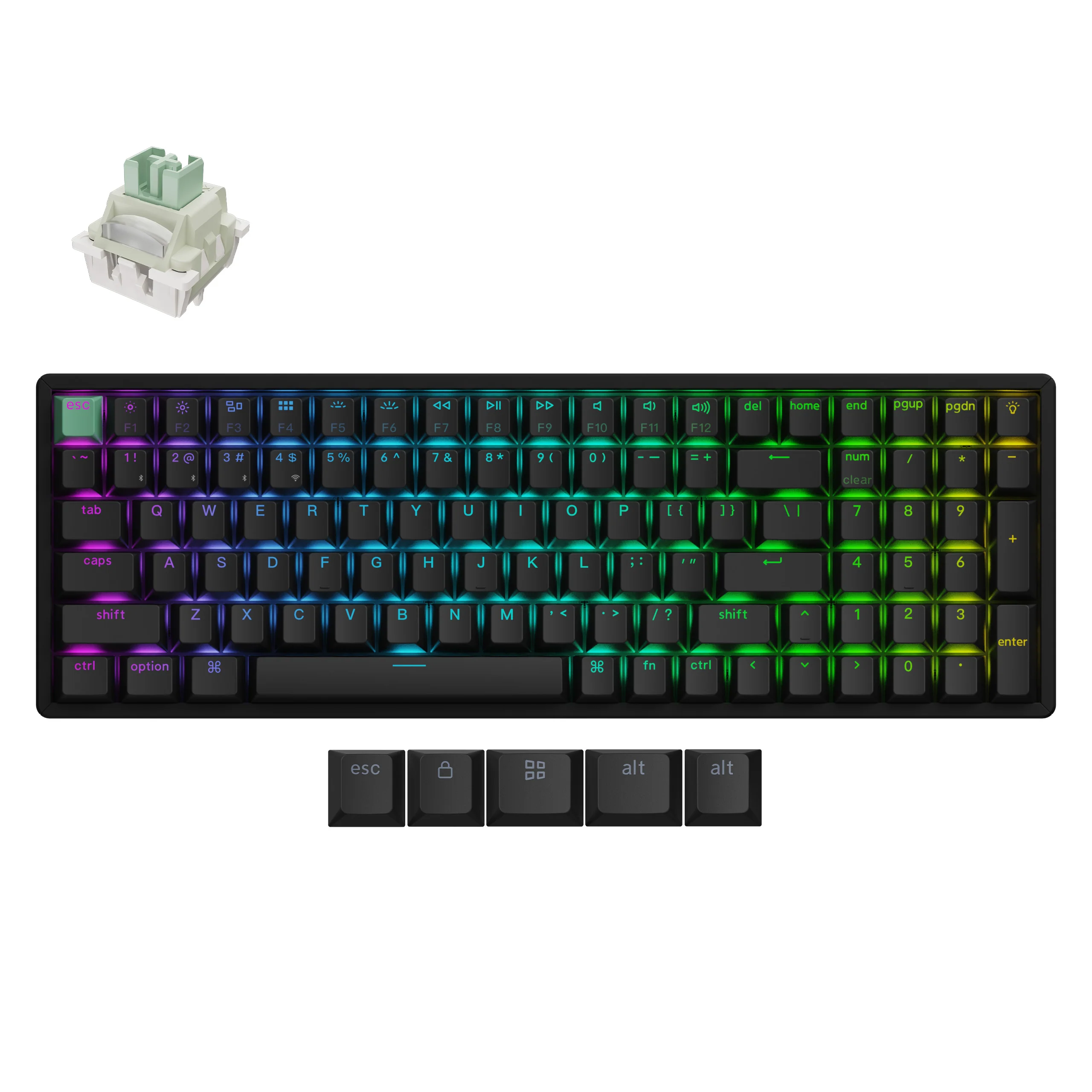 Keychron K4 HE langaton magneettikytkimellinen custom-näppäimistö