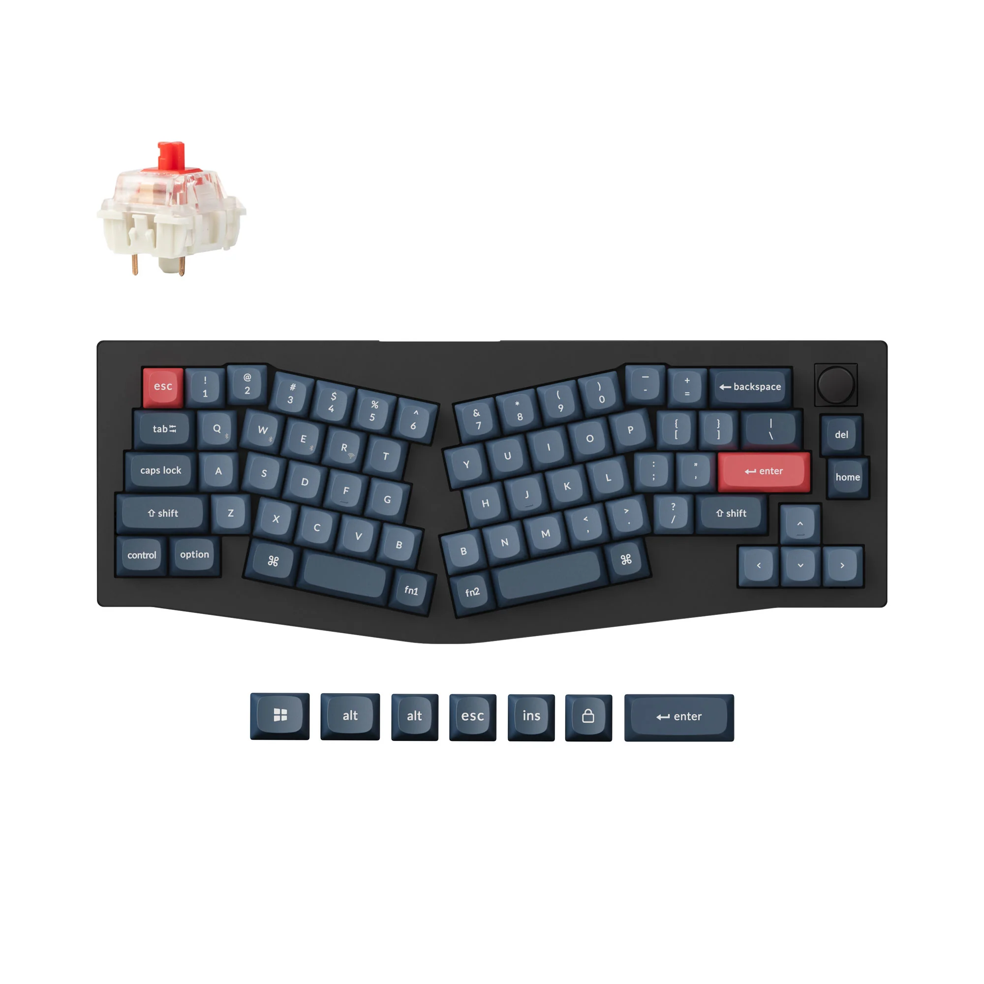 Keychron V8 Max (Alice Layout) QMK Teclado mecánico personalizado