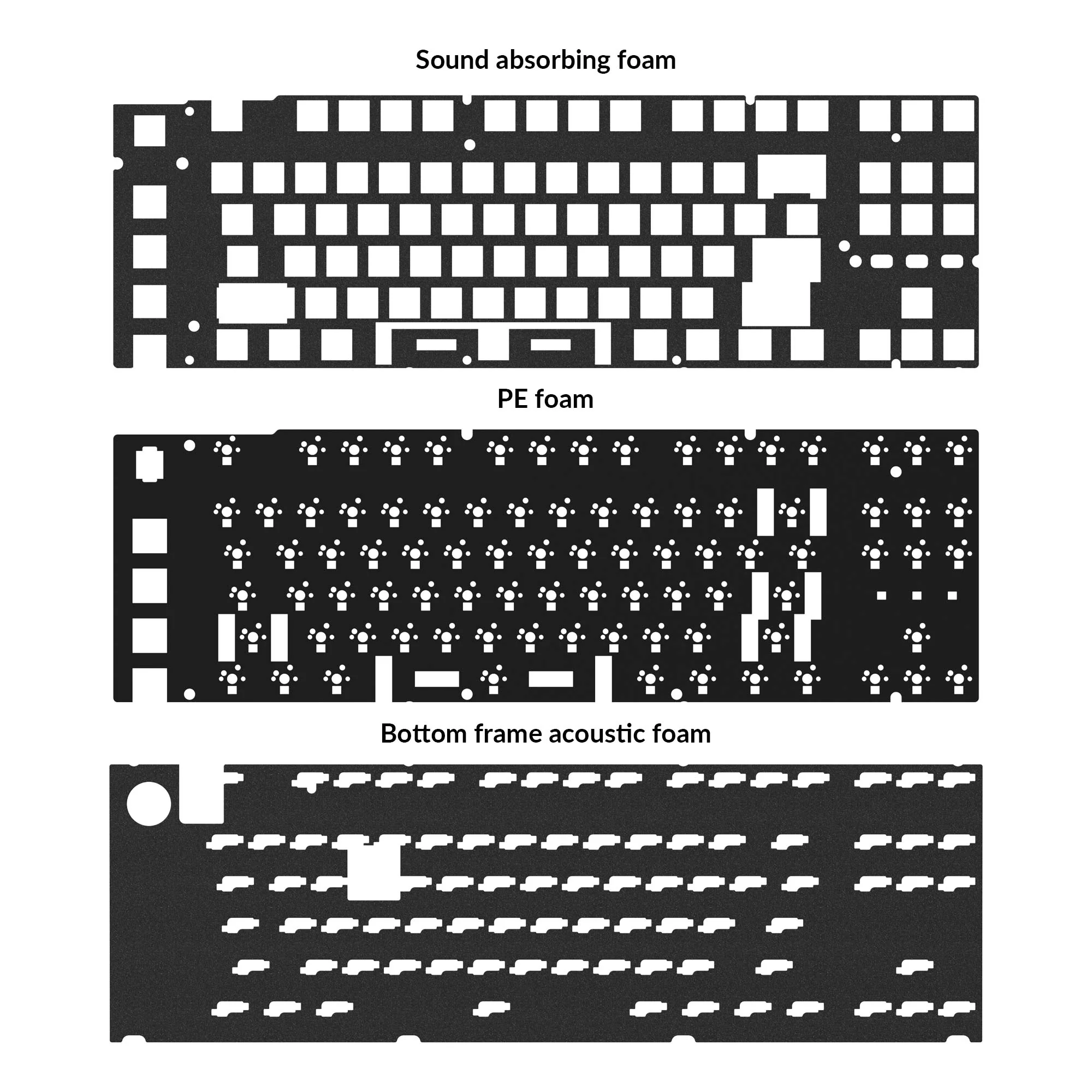Keychron Q3 Pro SE kit de mejora acústica