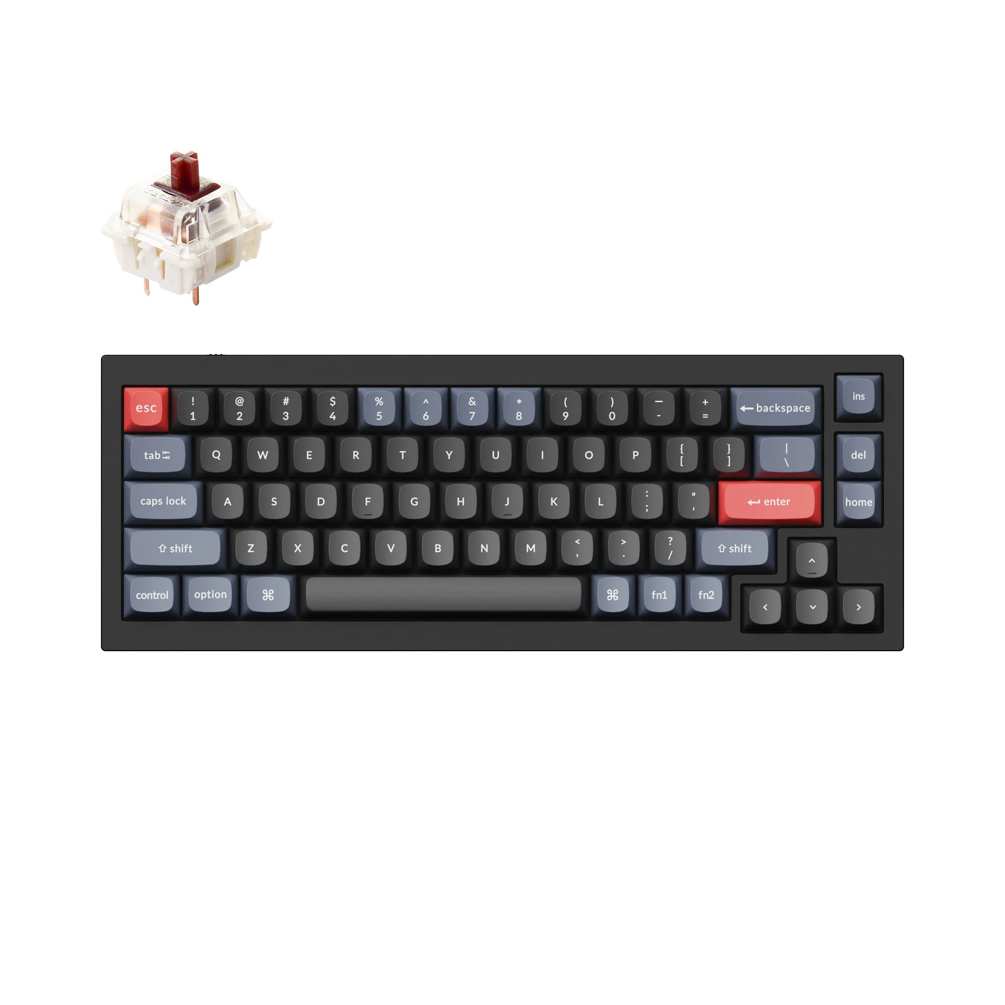 Teclado Mecânico Customizado QMK Keychron Q2