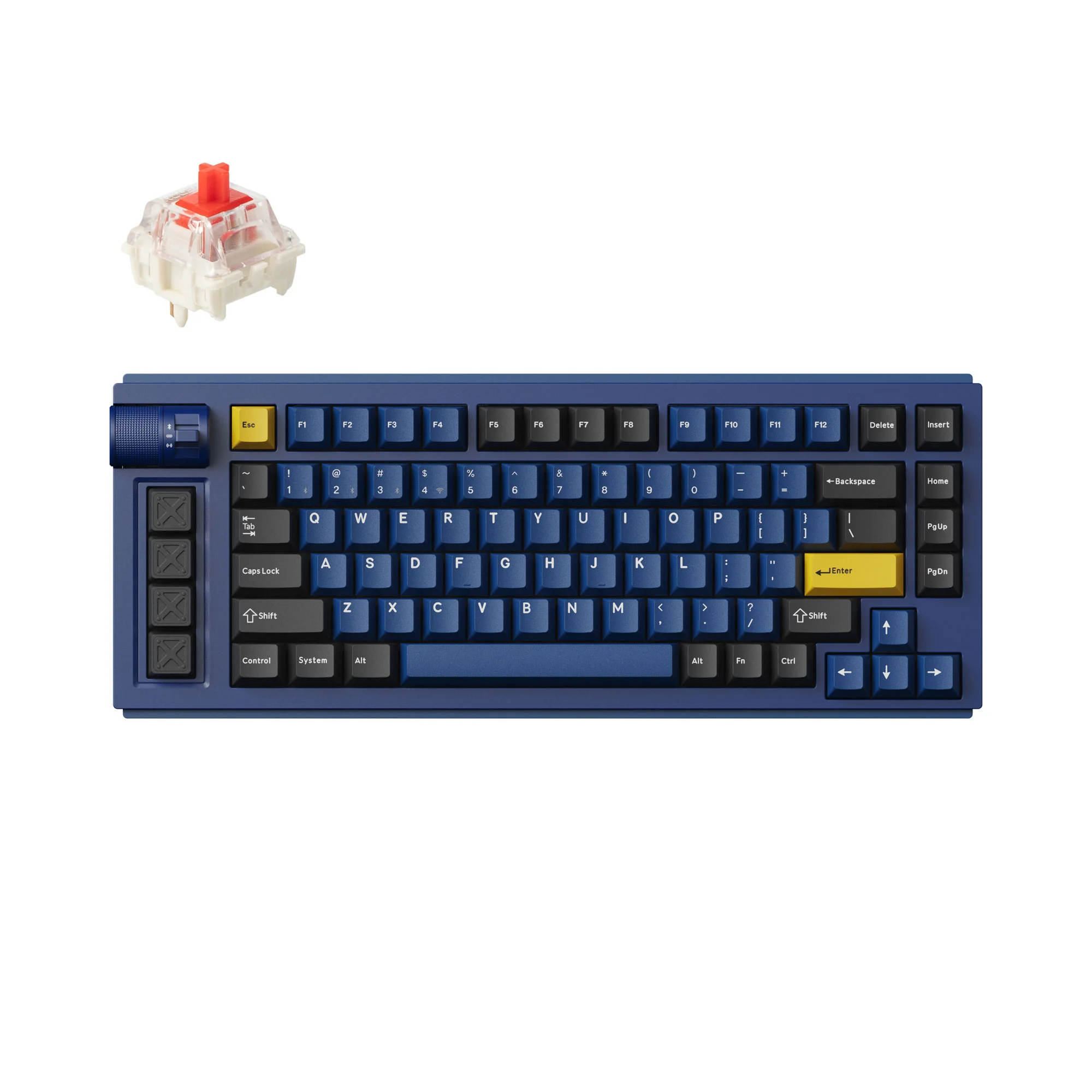 Teclado gamer personalizado sem fio Lemokey L1 QMK/VIA