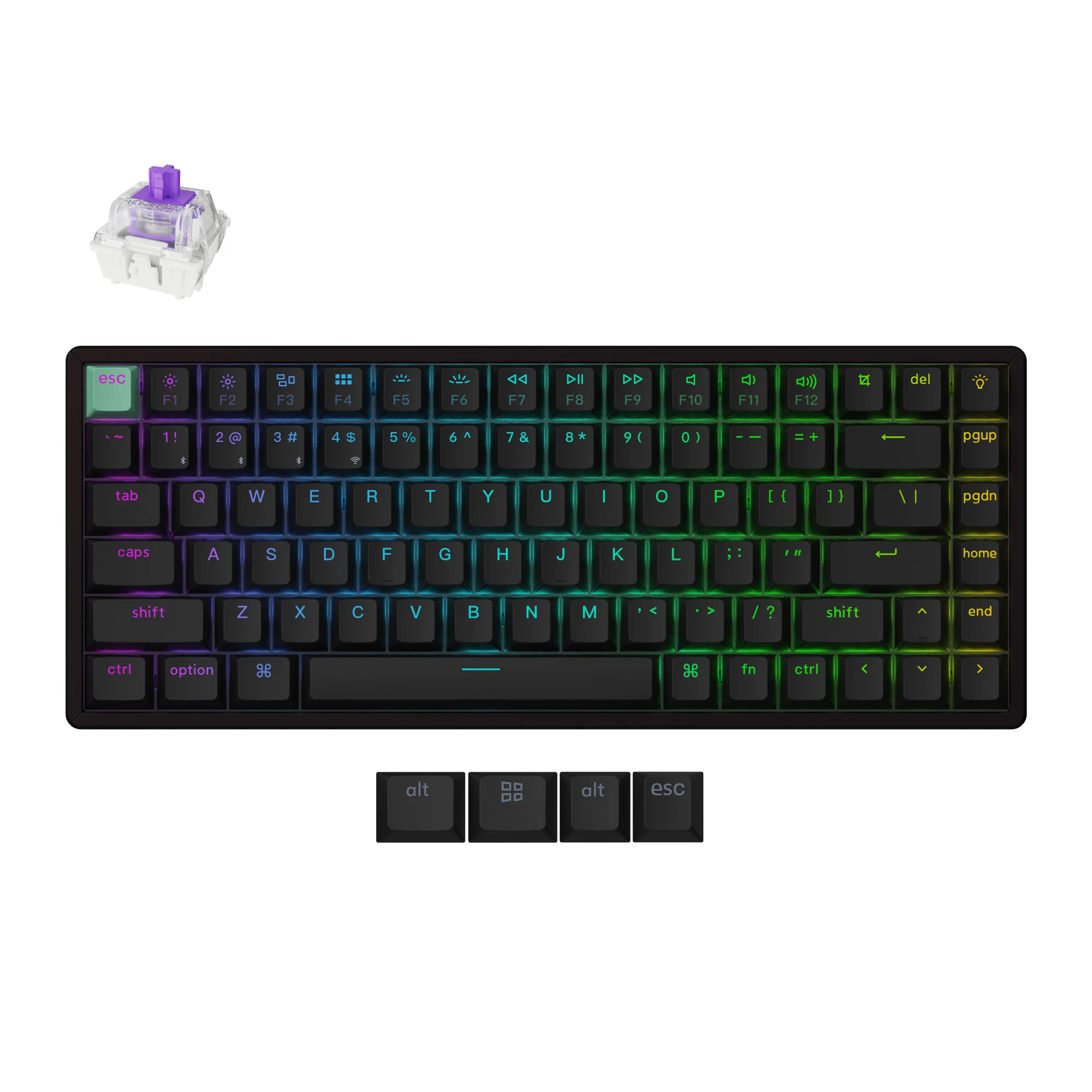 Keychron K2 HE kabellose Custom-Tastatur mit Magnetschaltern