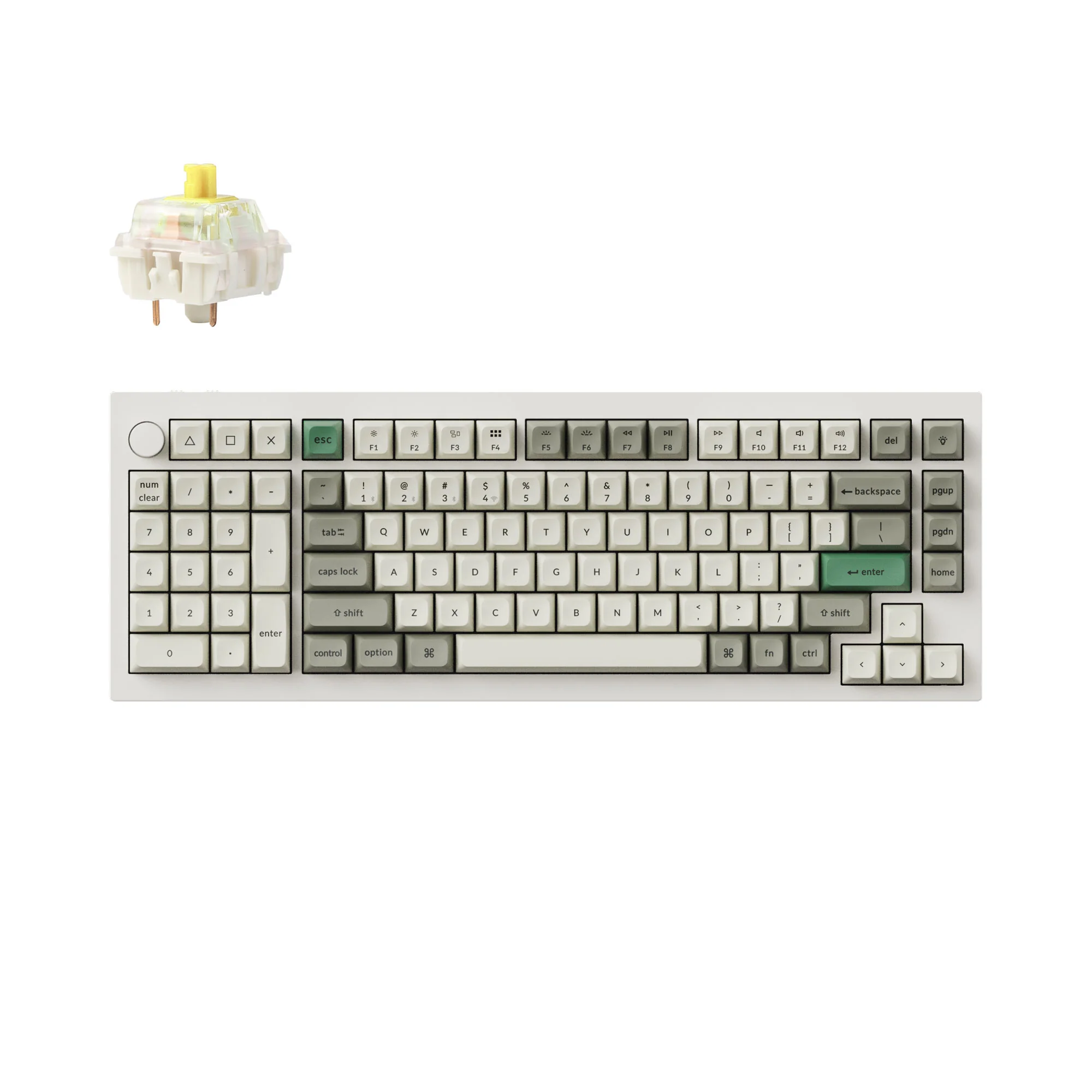 Clavier mécanique sans fil personnalisé Keychron Q12 Max QMK/VIA
