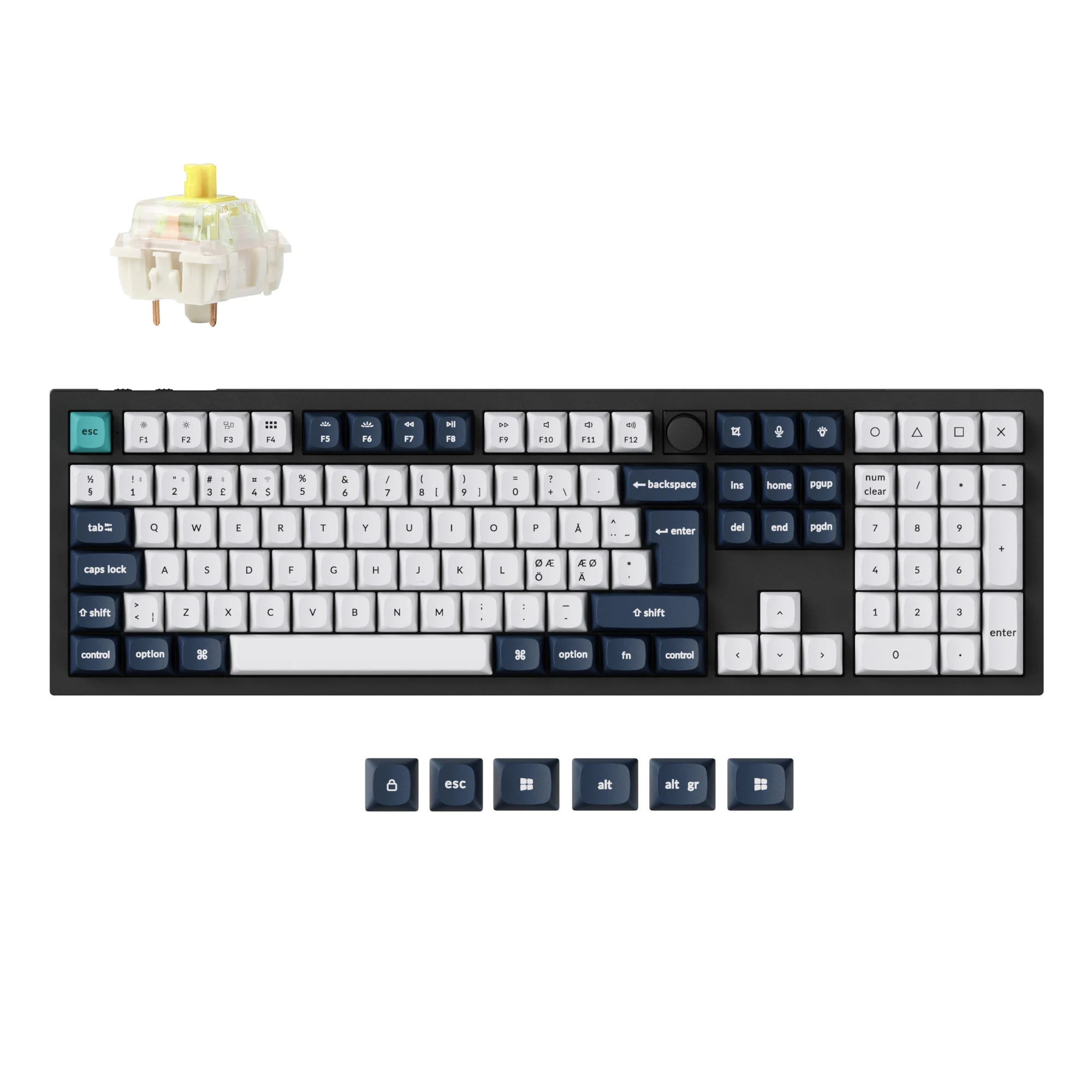 Keychron Q6 Max QMK/VIA Teclado mecánico inalámbrico personalizado Colección ISO