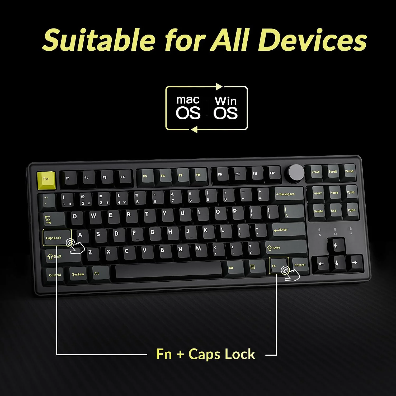 Teclado inalámbrico Keychron J4 HE con interruptores magnéticos