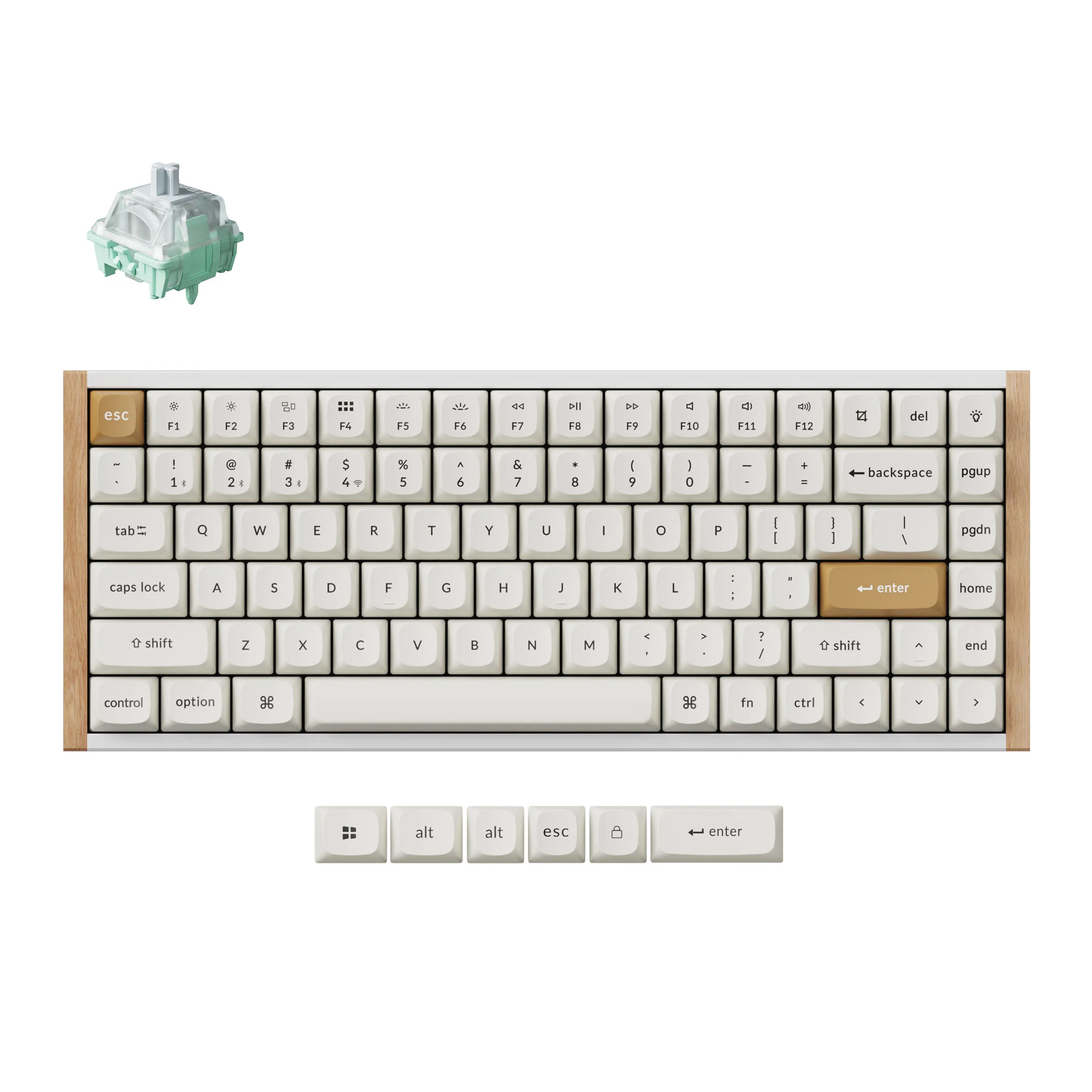 Keychron K2 HE kabellose Custom-Tastatur mit Magnetschaltern