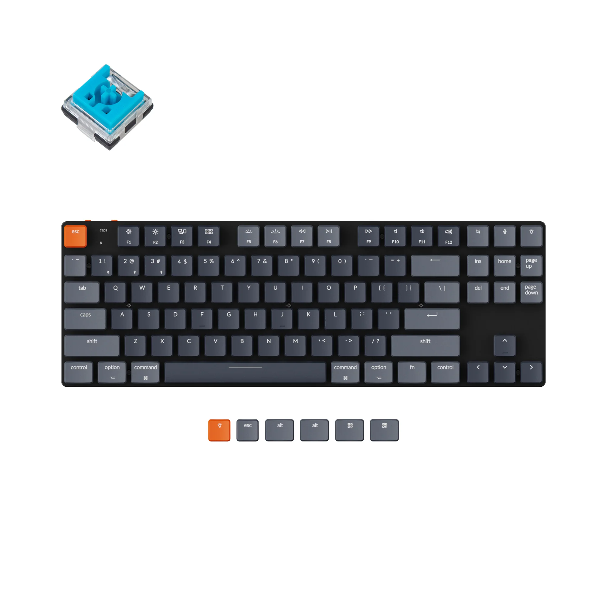 Teclado mecânico sem fio Keychron K1 SE (Versão 5)