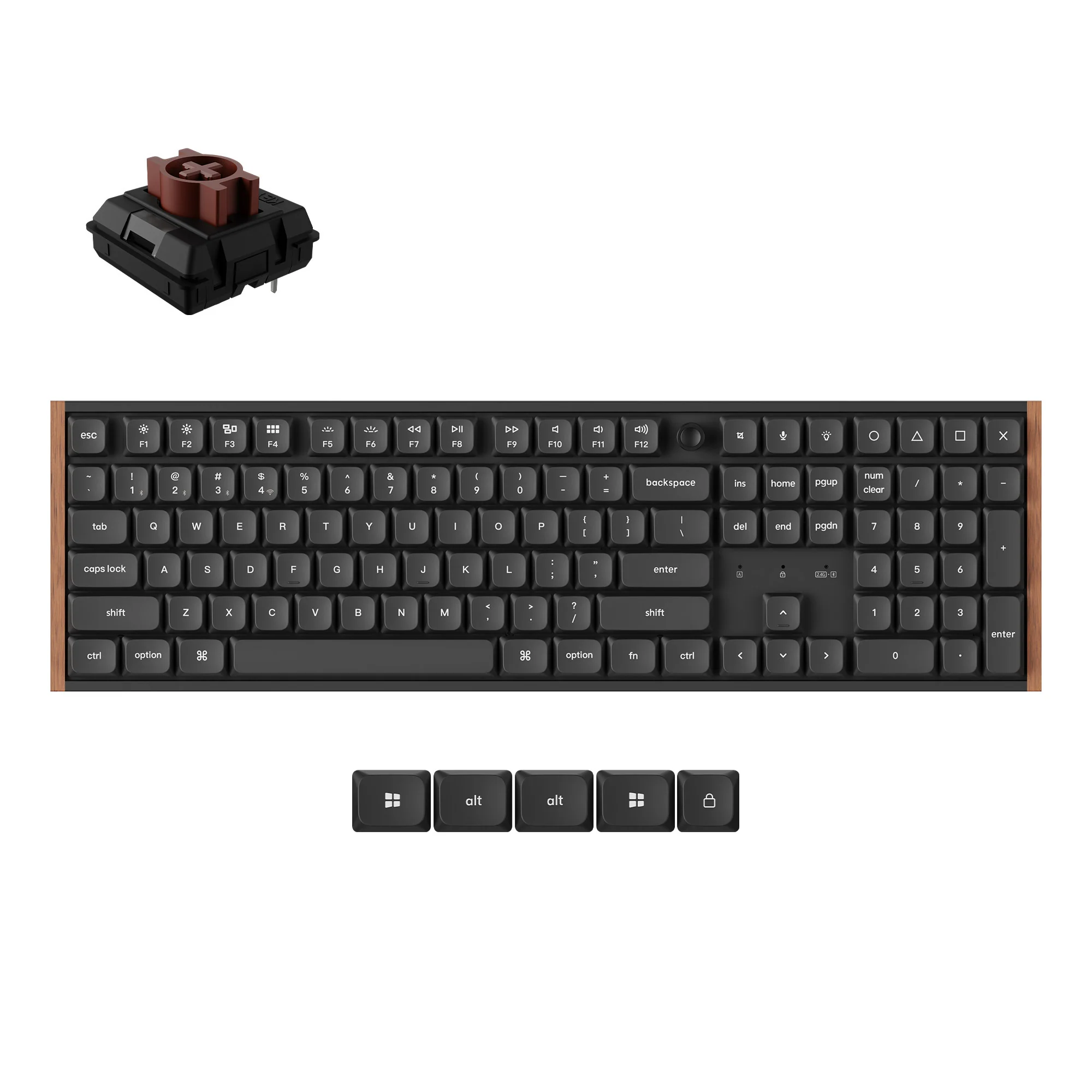 Teclado mecánico inalámbrico personalizado Keychron K5 Ultra 8K