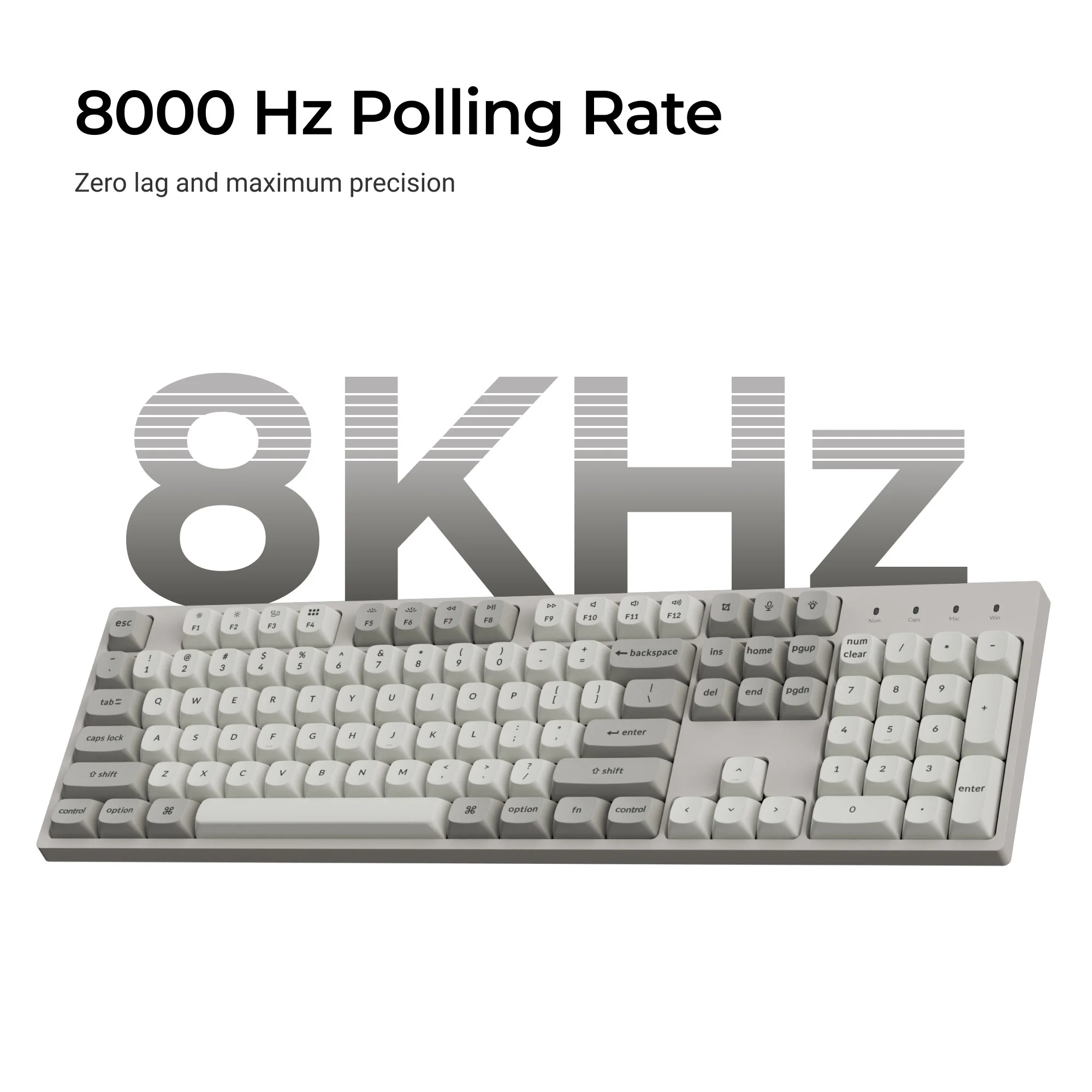 Keychron C2 Pro 8K Clavier mécanique filaire personnalisé QMK