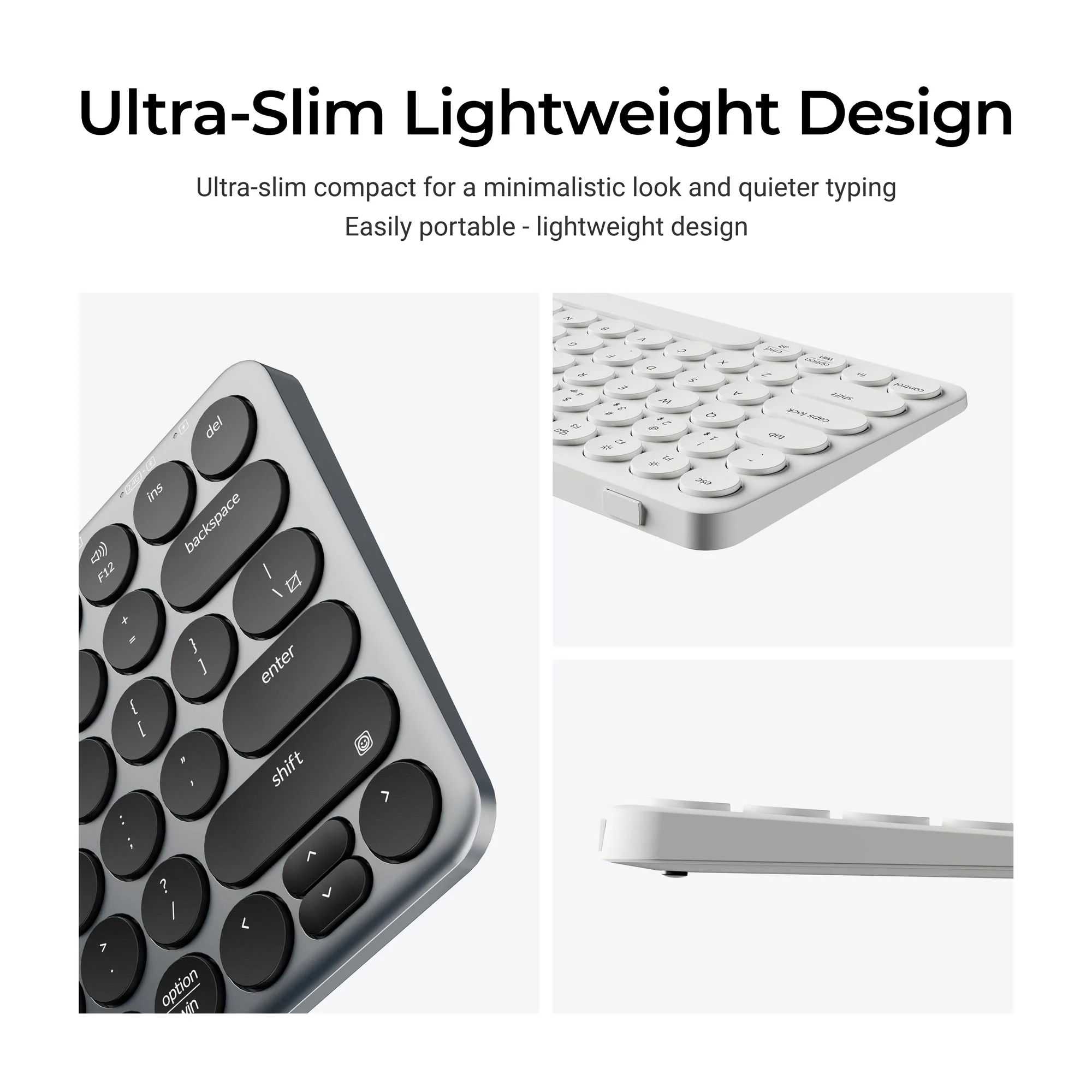 Keychron B3 Pro Teclado inalámbrico ultradelgado