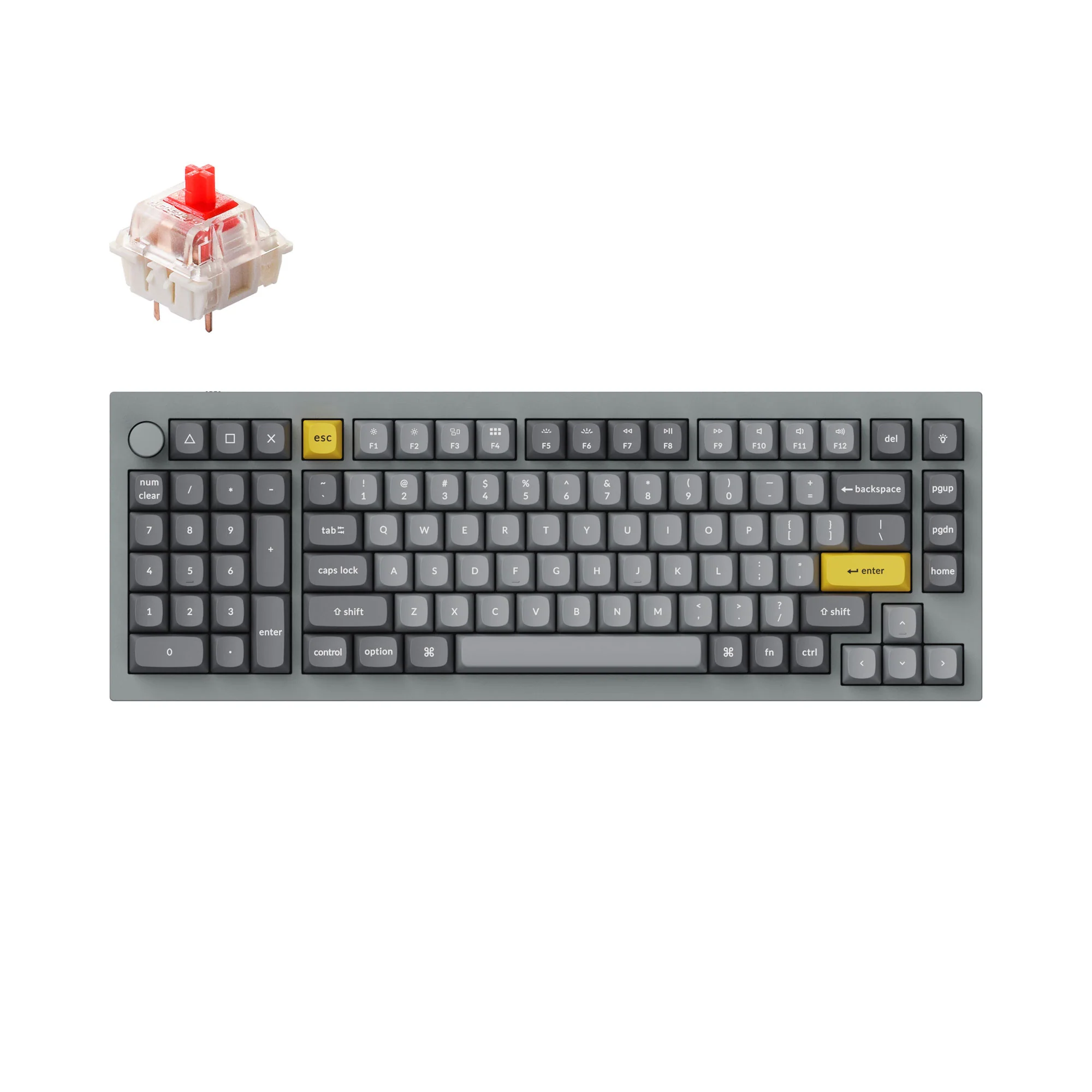 Keychron Q12 QMK Teclado Mecânico Personalizado