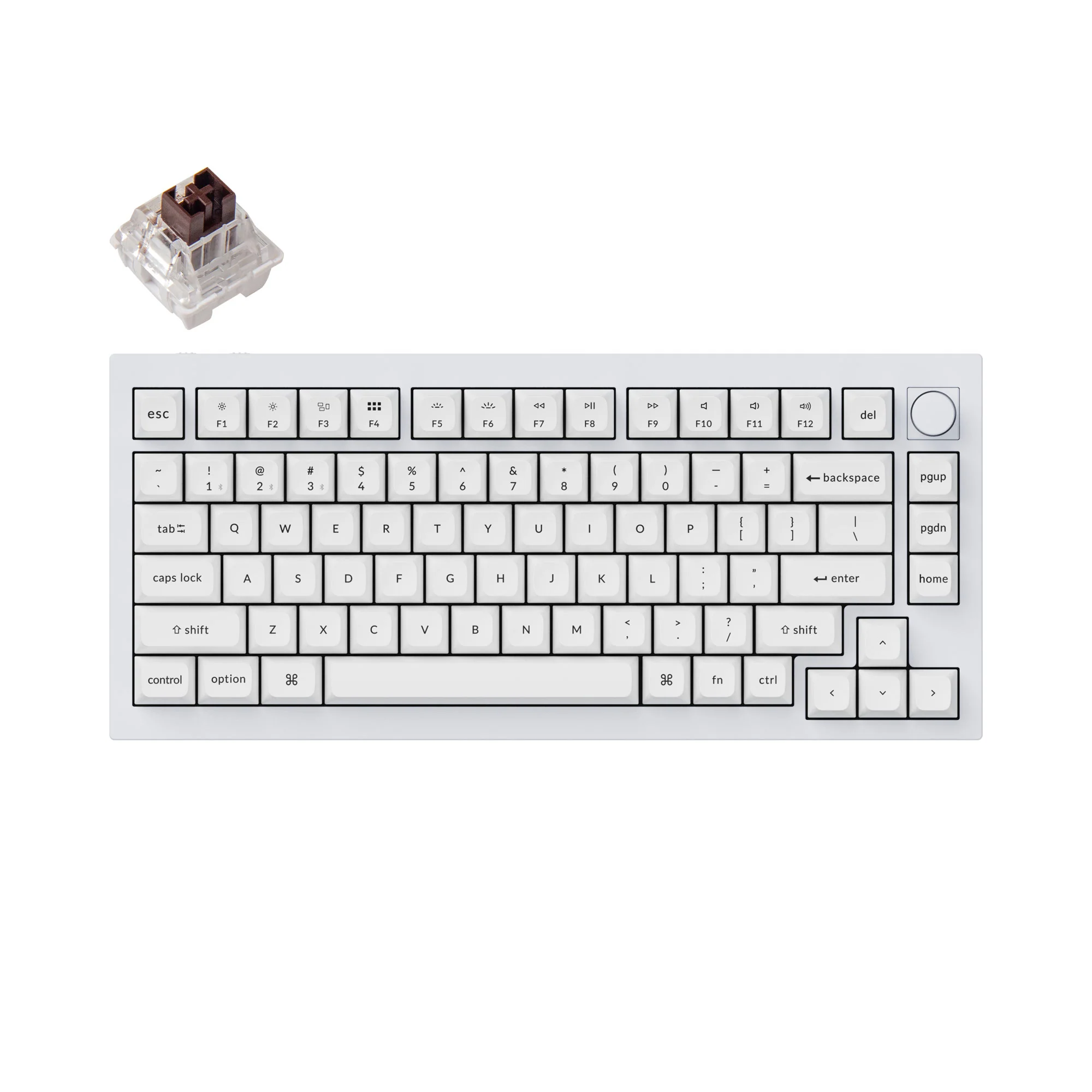 Keychron Q1 Pro QMK/VIA Teclado Mecânico Personalizado Sem Fio