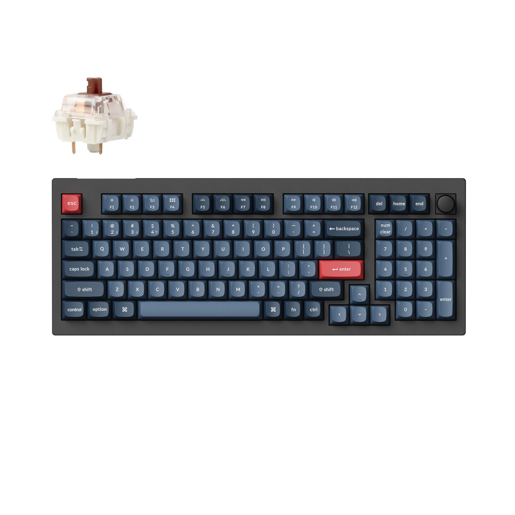 Teclado mecánico personalizado inalámbrico Keychron V5 Max QMK/VIA