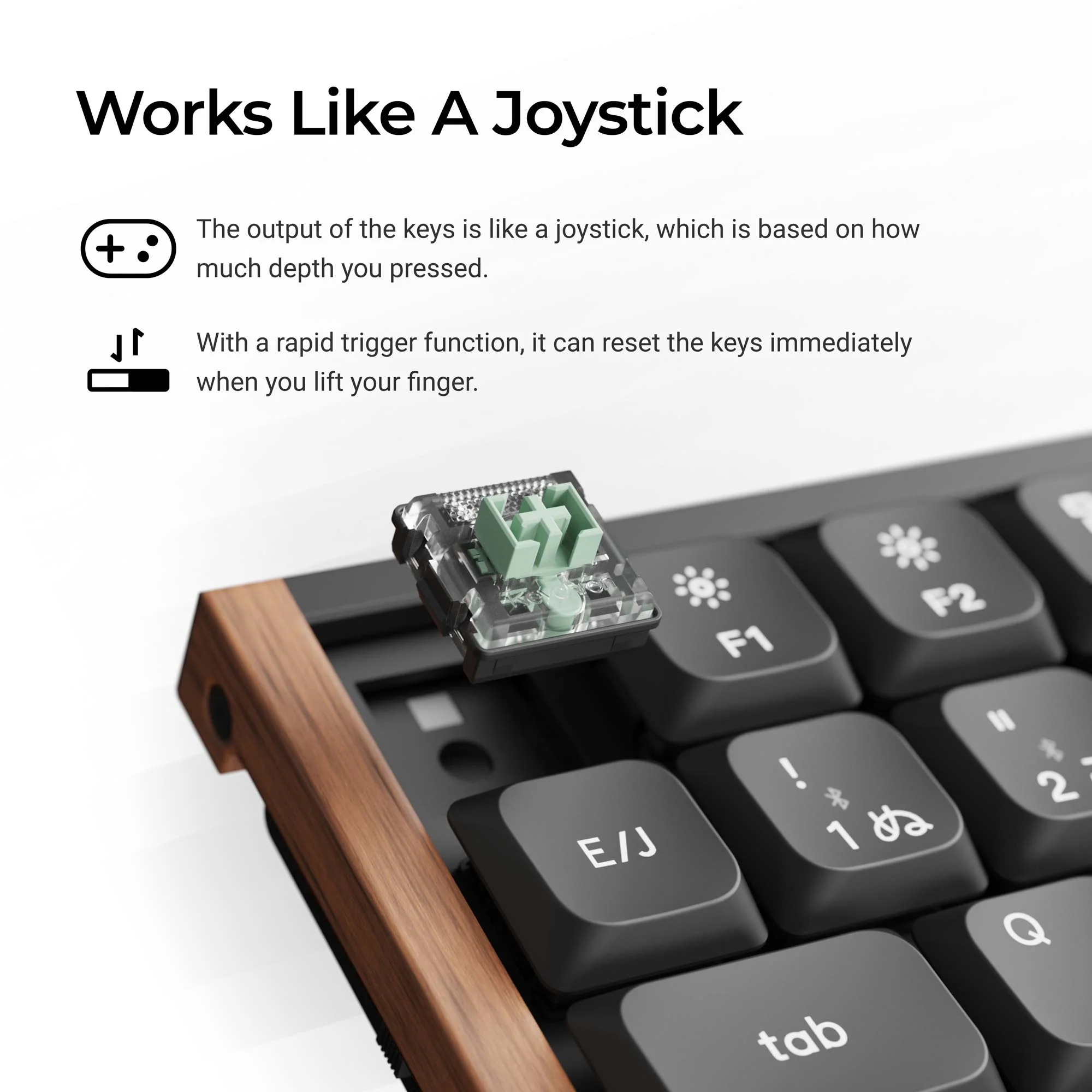 Keychron K3 HE langaton magneettikytkinnäppäimistö (Japanin JIS-asettelu)