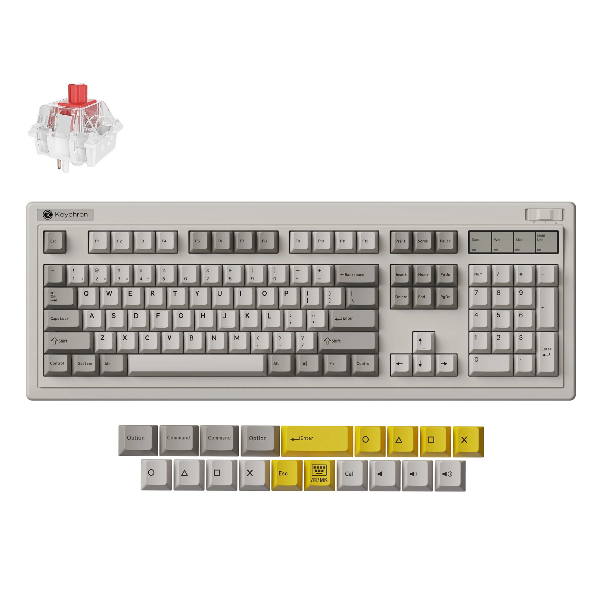 Keychron R6 QMK langaton mekaaninen näppäimistö