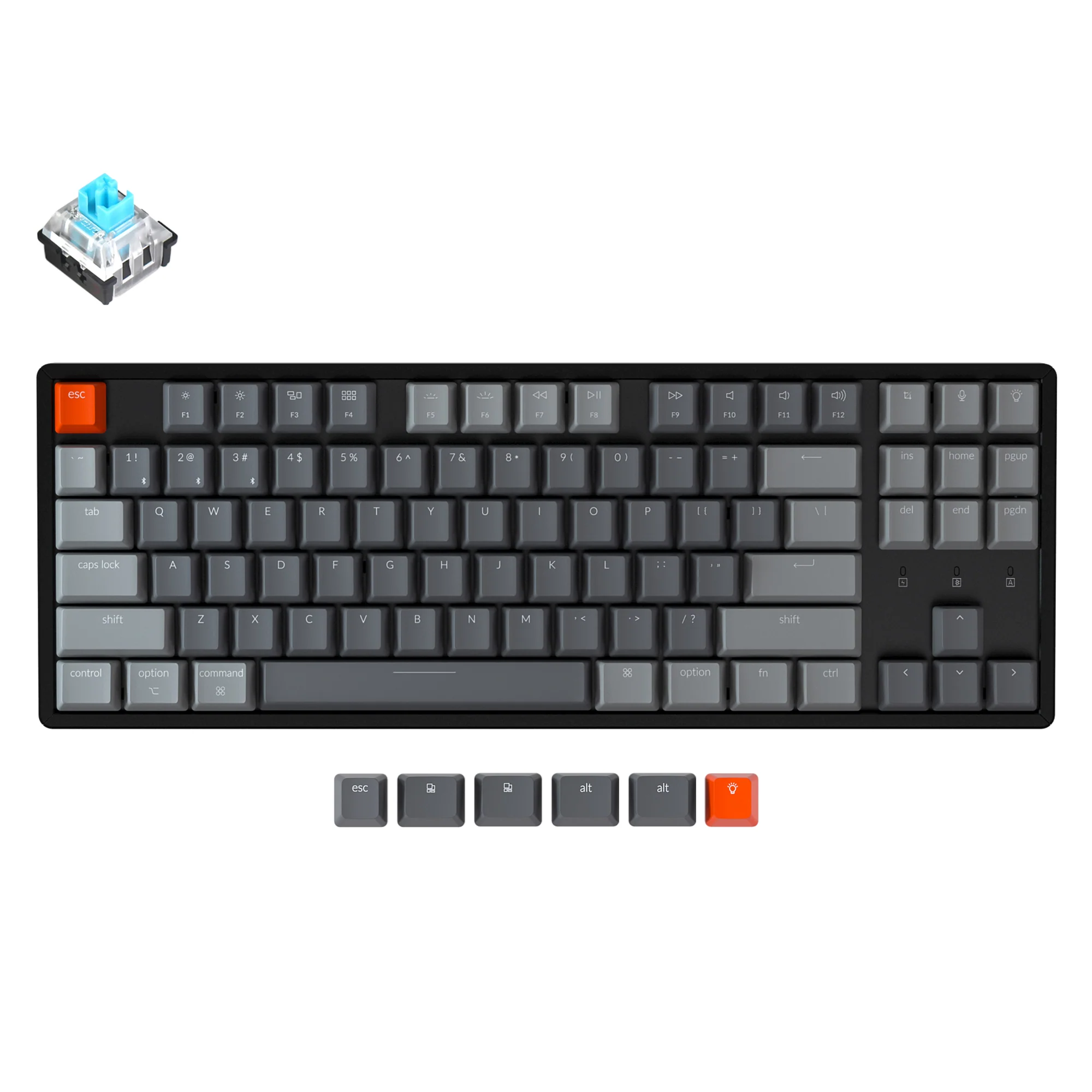 Teclado mecánico inalámbrico Keychron K8
