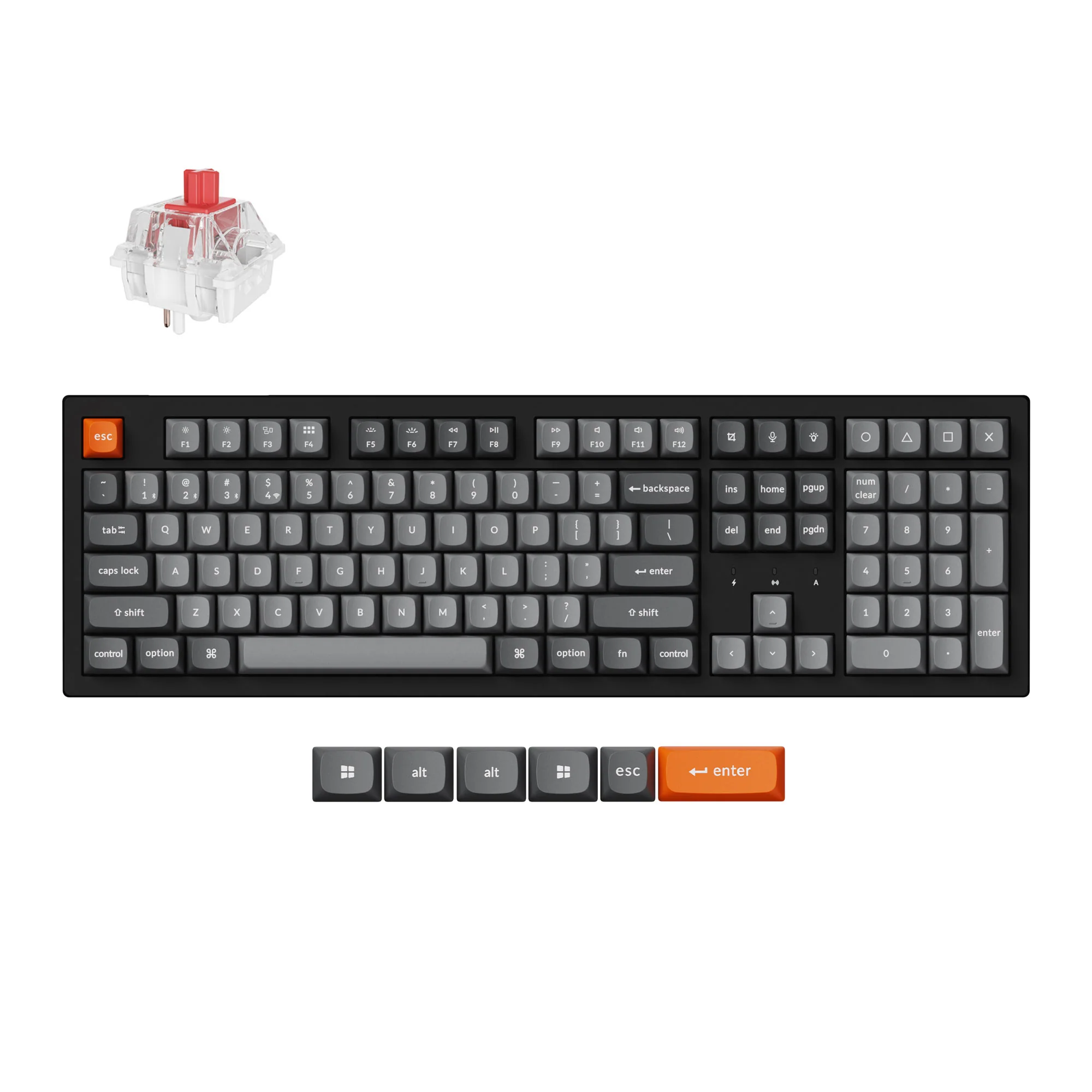 Keychron K10 Max QMK Teclado mecánico inalámbrico