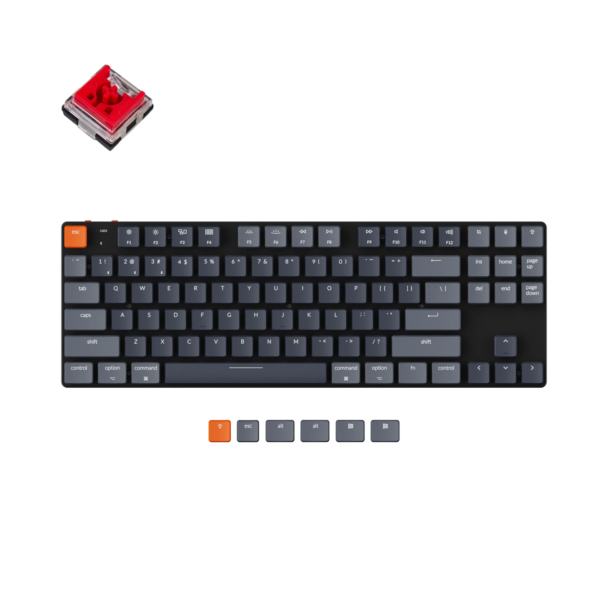 Teclado mecânico sem fio Keychron K1 SE (Versão 5)
