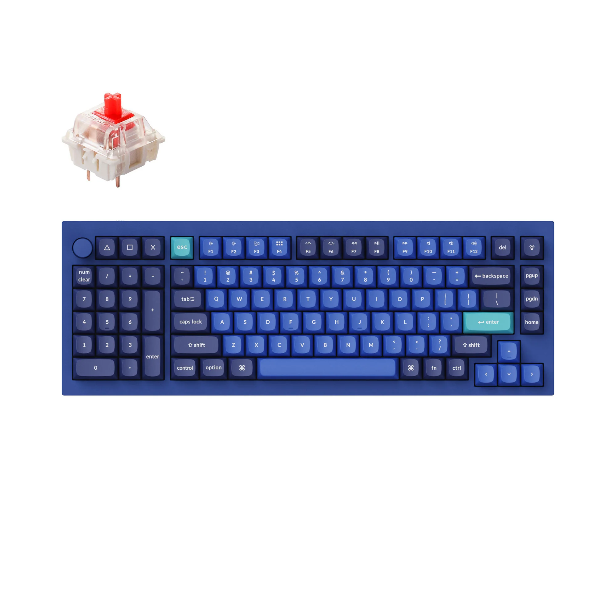 Keychron Q12 QMK Teclado Mecânico Personalizado