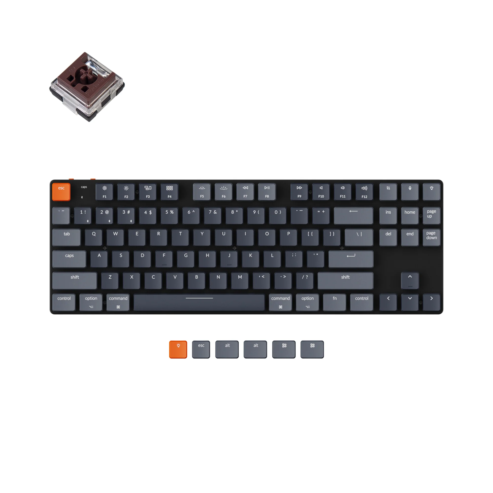 Teclado mecânico sem fio Keychron K1 SE (Versão 5)