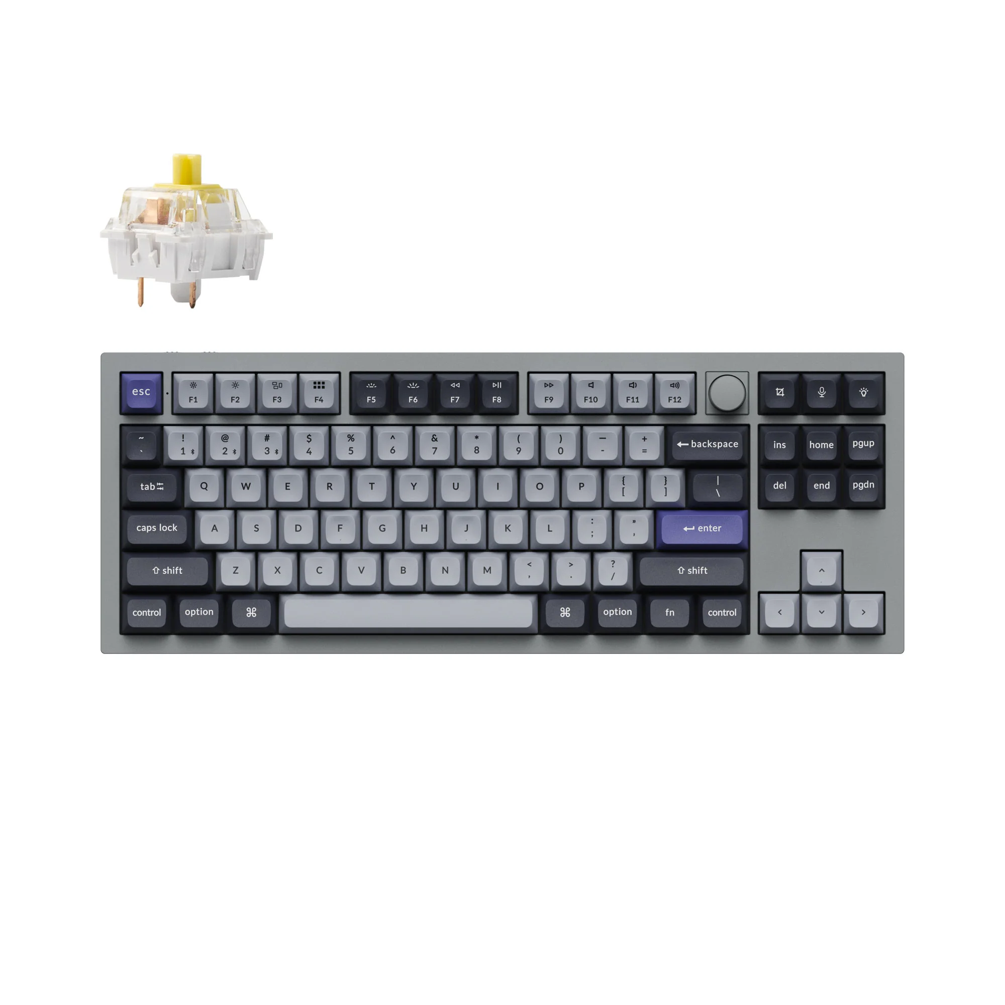 Keychron Q3 Pro teclado mecánico inalámbrico personalizable QMK/VIA