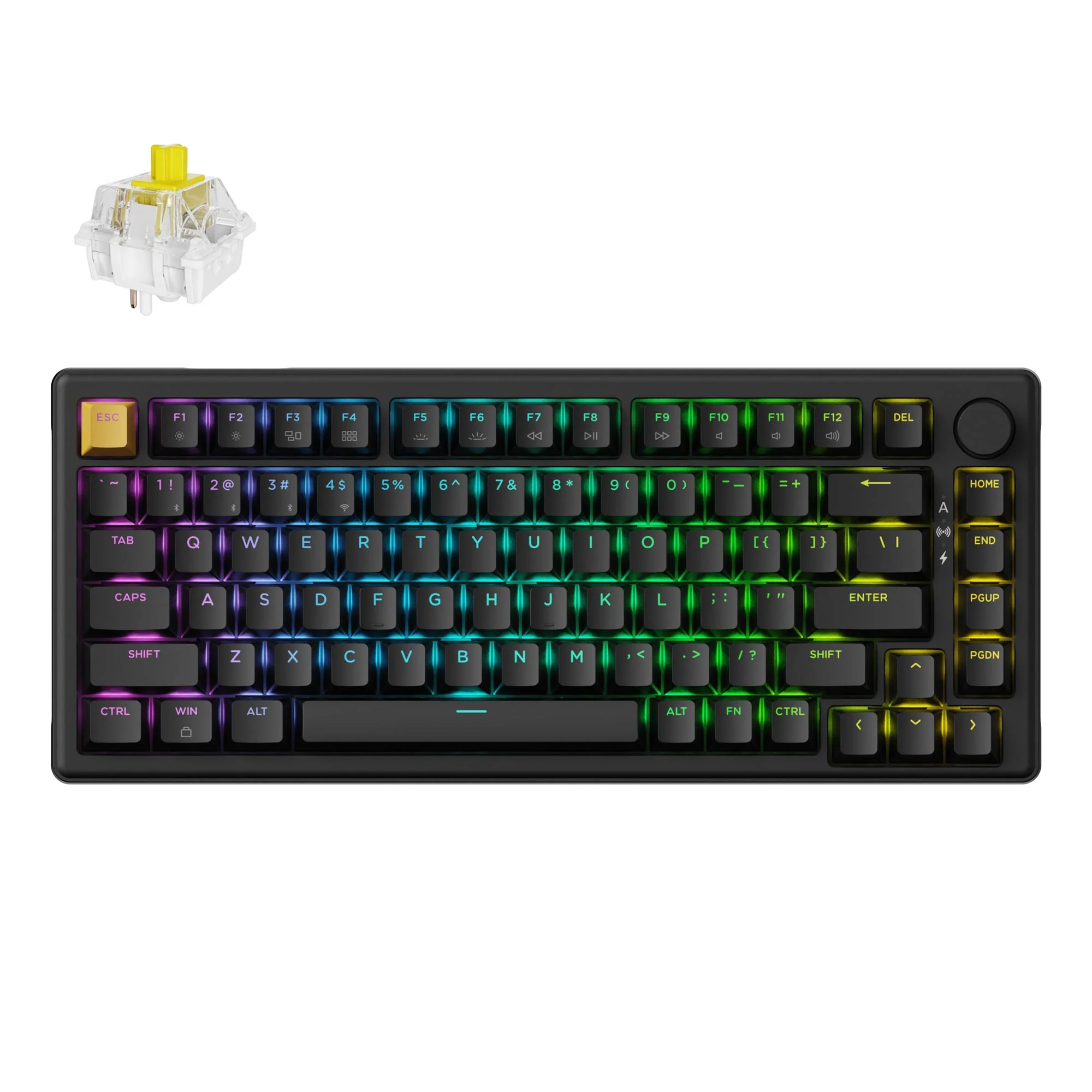 Keychron J2 QMK trådløst mekanisk tastatur