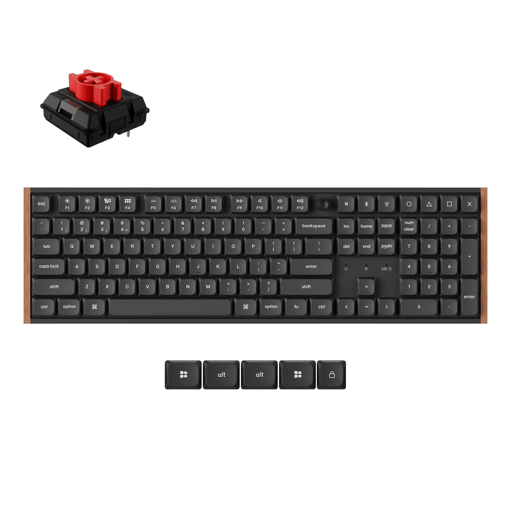 Teclado mecánico inalámbrico personalizado Keychron K5 Ultra 8K