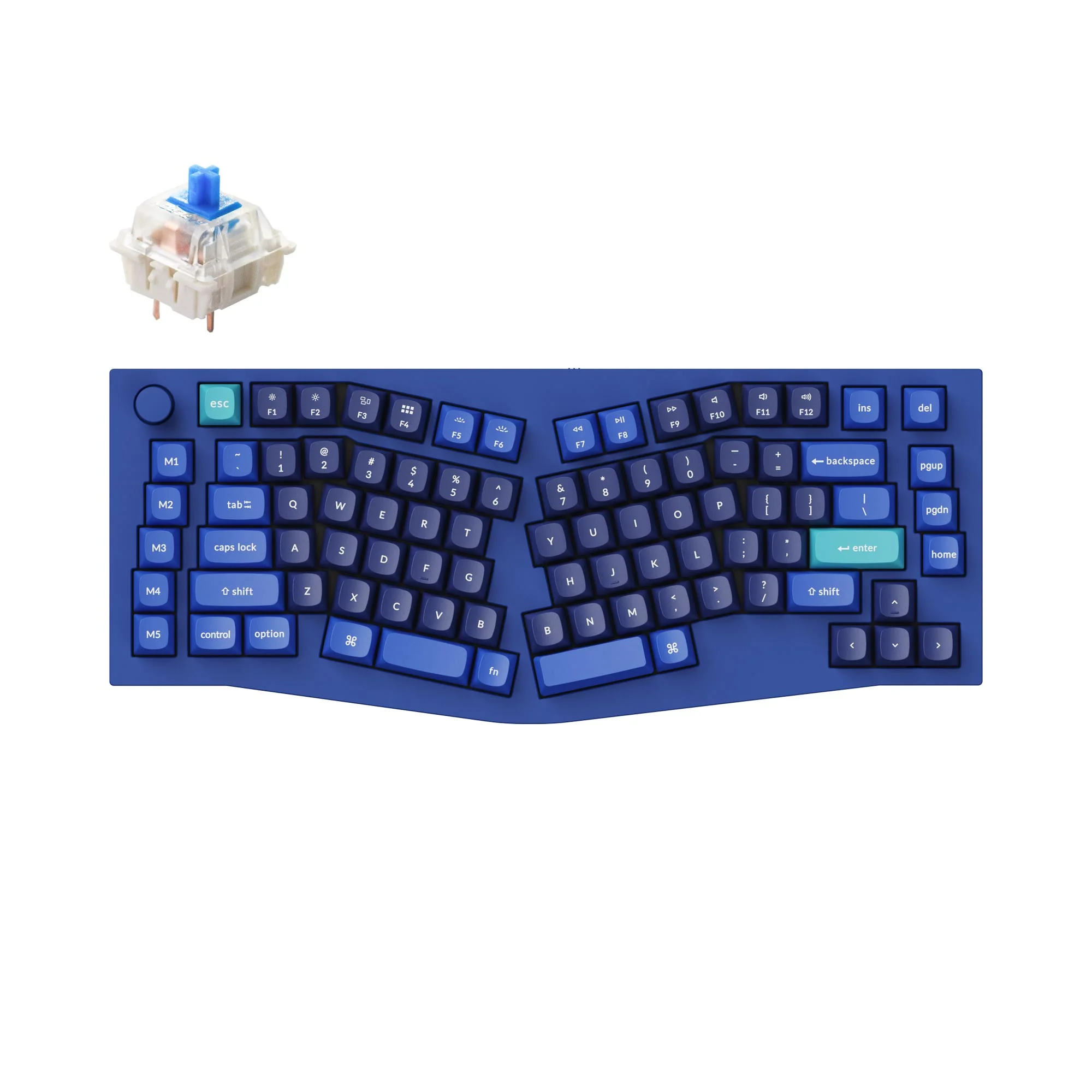 Keychron Q10 (Alice-Layout) QMK Custom Mechanische Tastatur