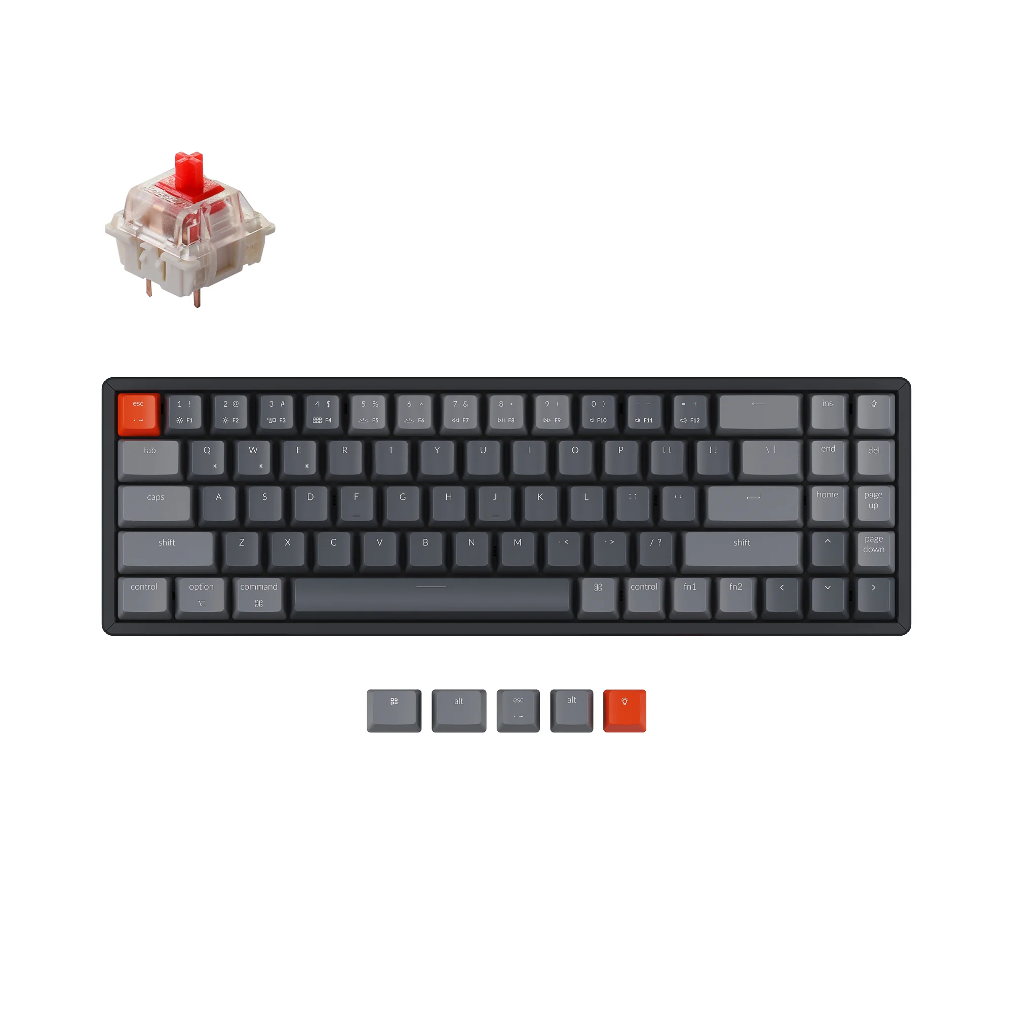 Teclado mecánico inalámbrico Keychron K14