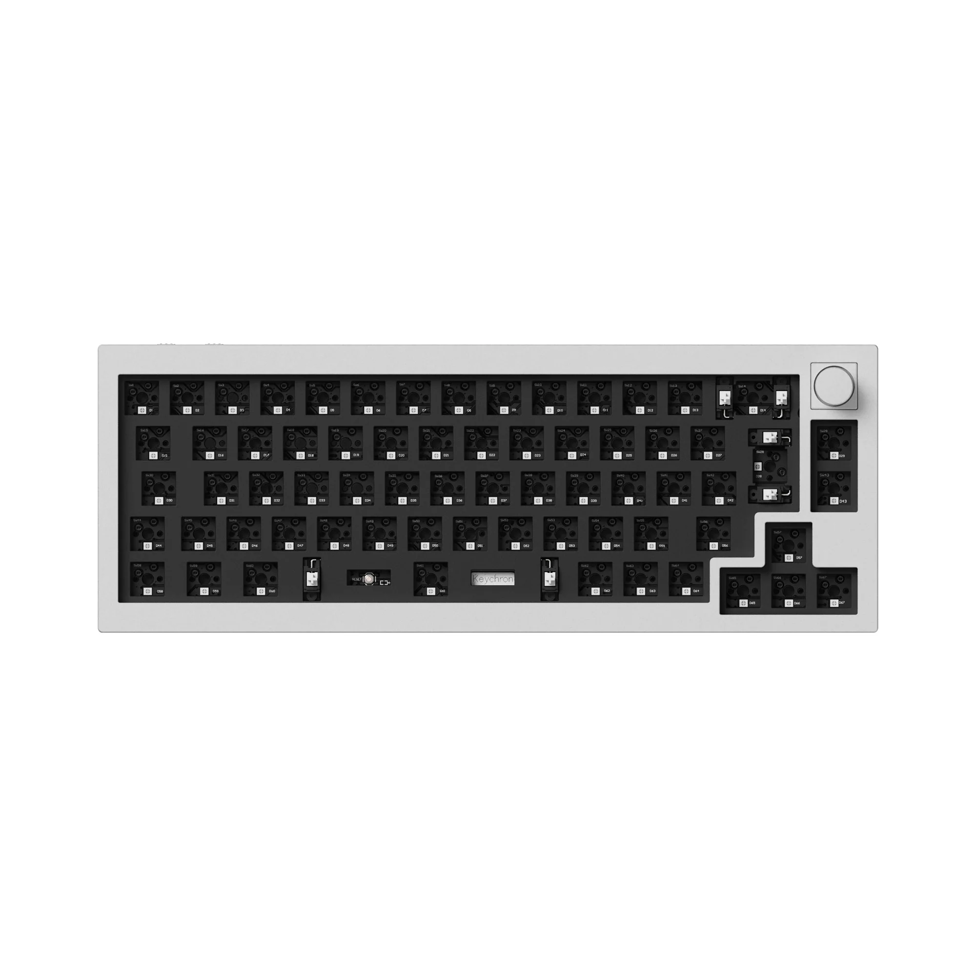 Keychron Q2 Pro teclado mecánico inalámbrico personalizable QMK/VIA - colección de distribución ISO